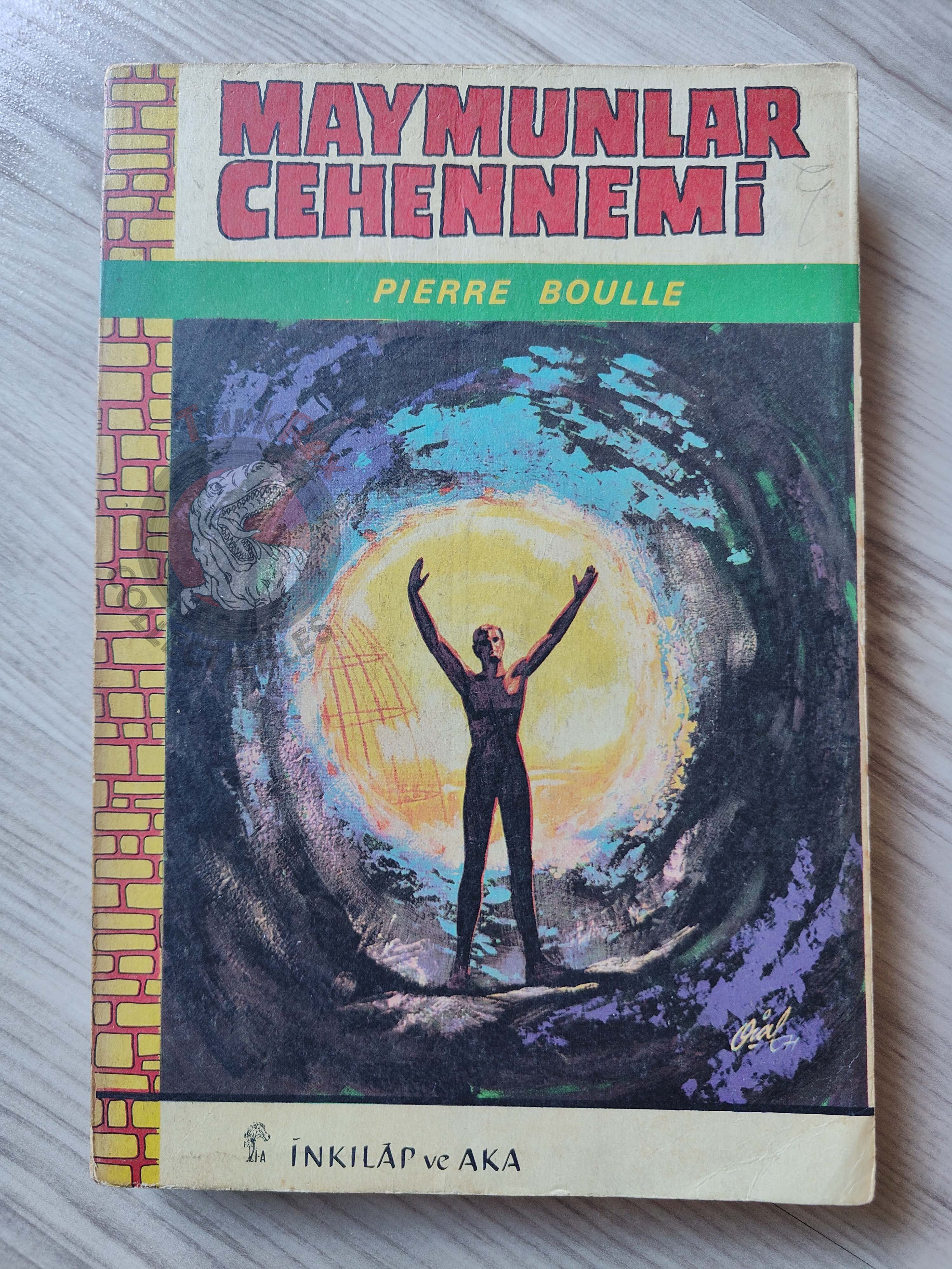 Pierre Boulle – Planet of the Apes 1971 1st Turkish Book Turkey