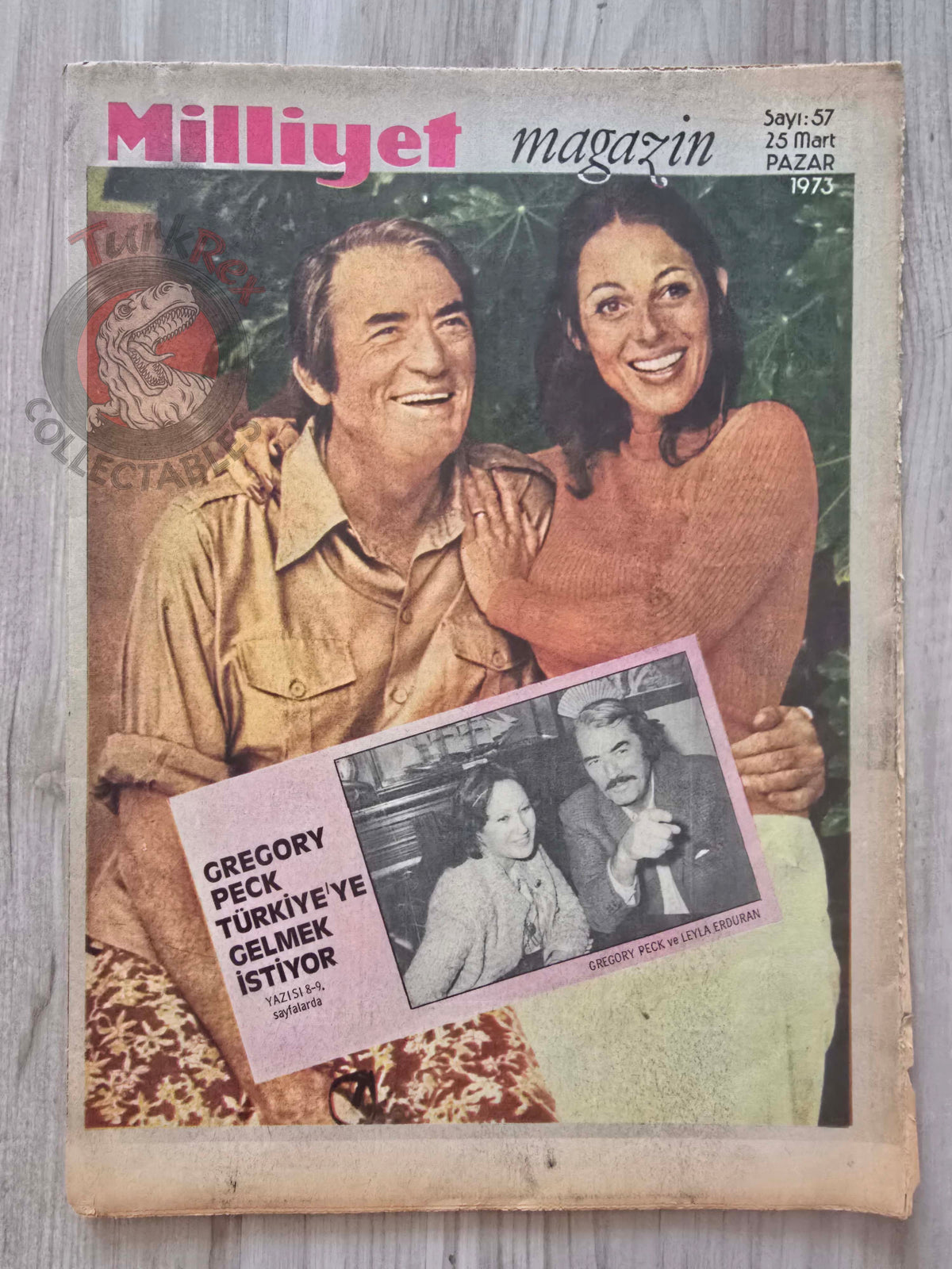 Milliyet Magazin 1973 Gregory Peck Turkish Mag Turkey Franz Liszt Yehudi Menuhin