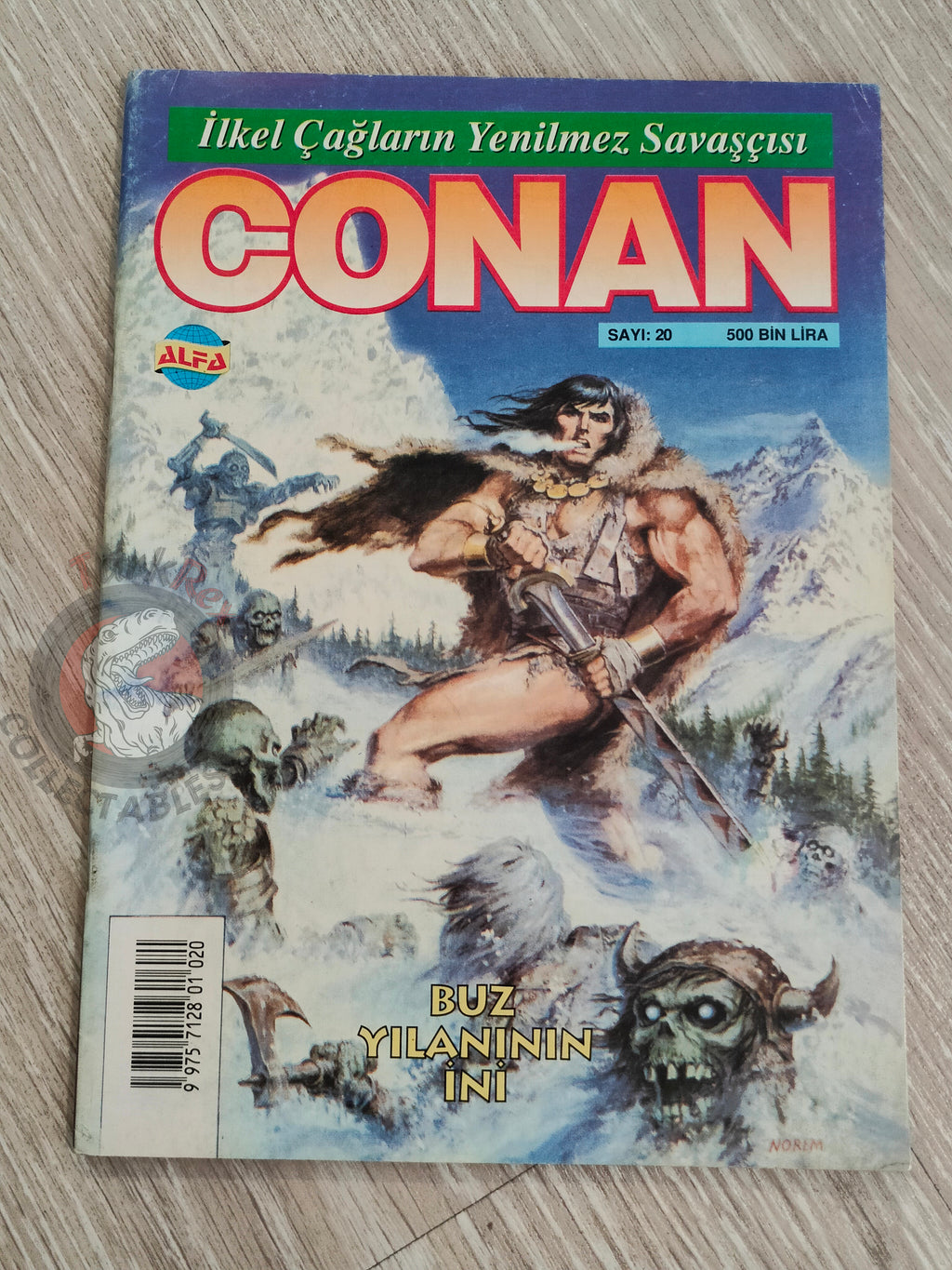 Conan #20 The Savage Sword of Conan #34 #35 Turkish Comic Turkey
