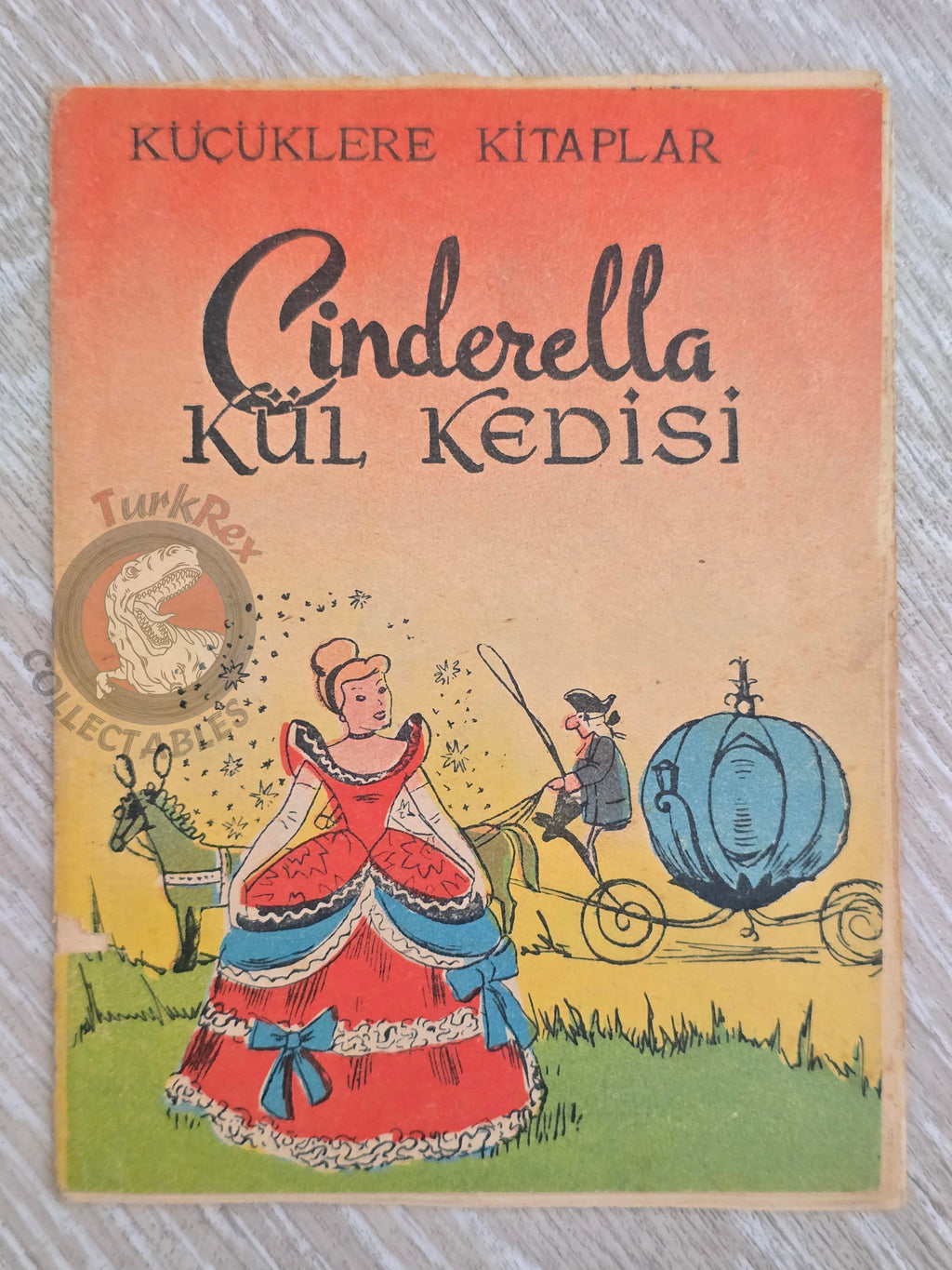 Grimm Brothers – Cinderella 1963 Turkish Book Turkey Illustrated