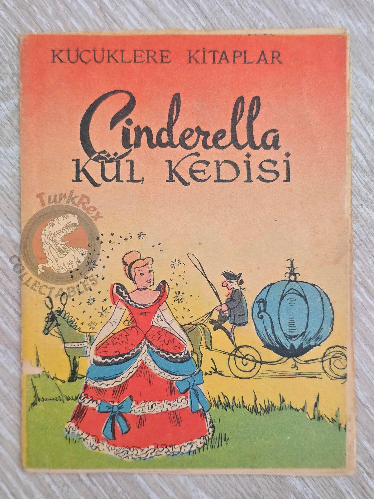 Grimm Brothers – Cinderella 1963 Turkish Book Turkey Illustrated