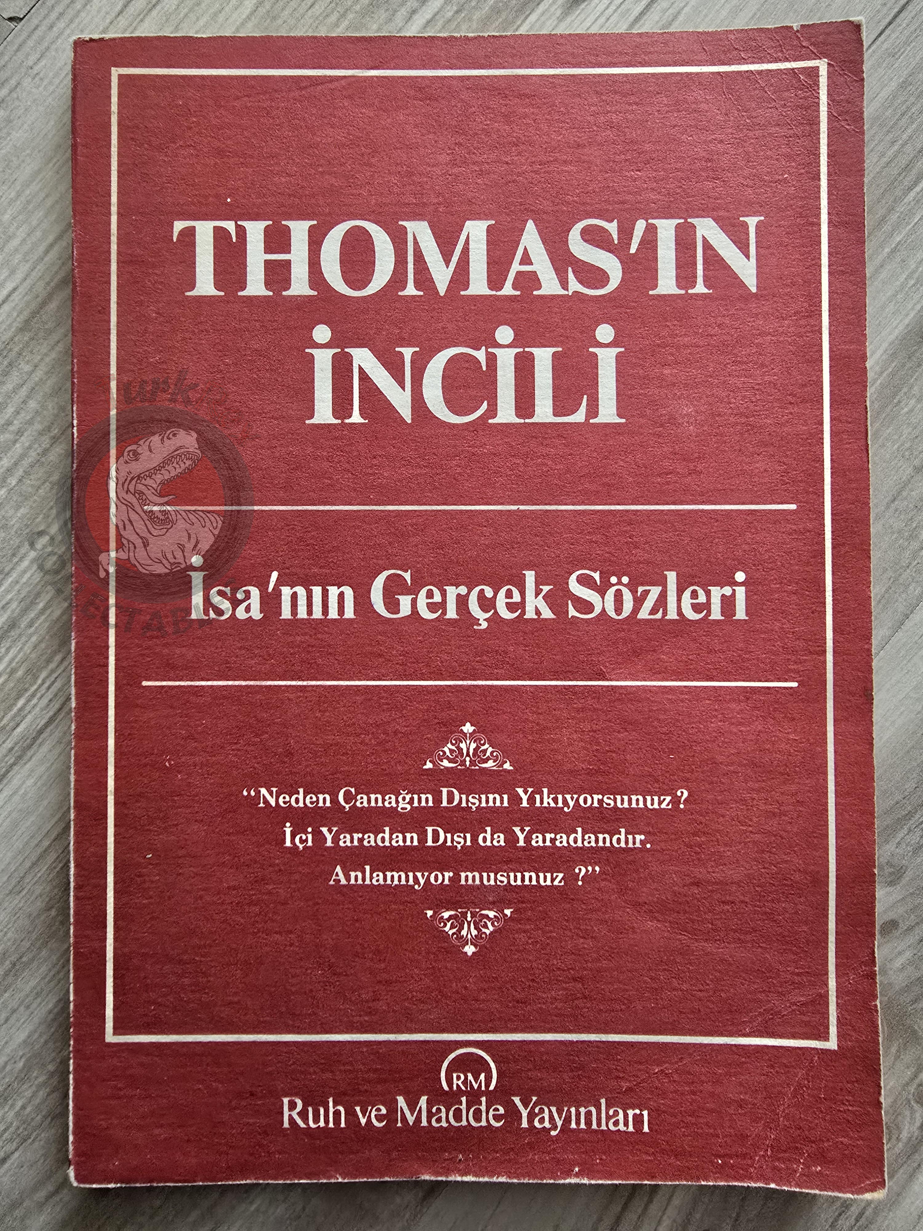 The Gospel of Thomas Bible Turkish Book New Testament