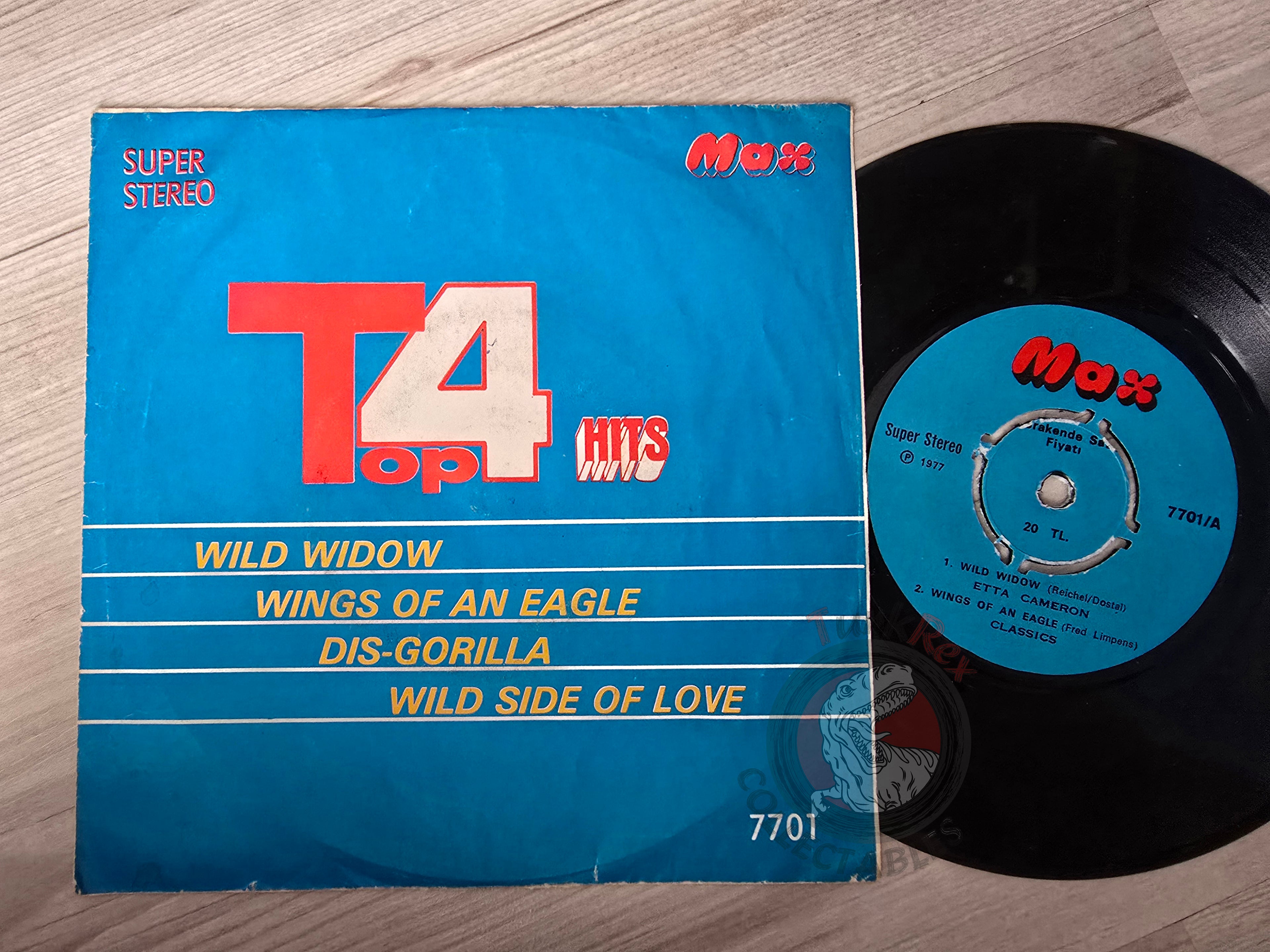 Various – Top 4 Hits - Status Quo - The Classics 7" Turkish Pressing Vinyl Turkey Edition