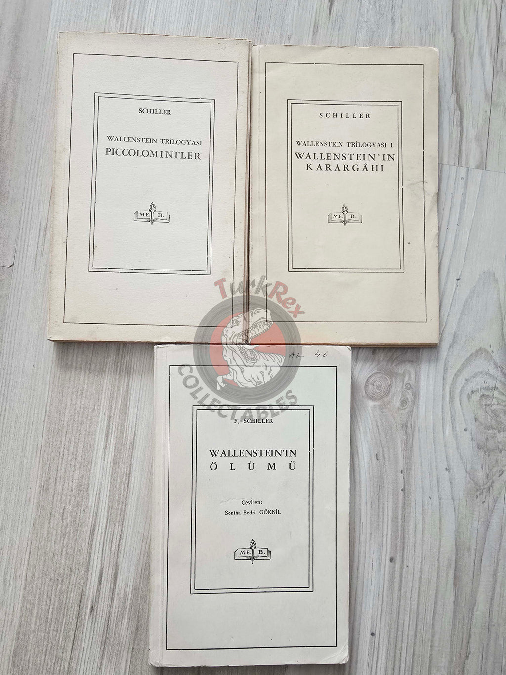 Friedrich Schiller – Wallenstein Trilogy 1946 1st Turkish Book Turkey