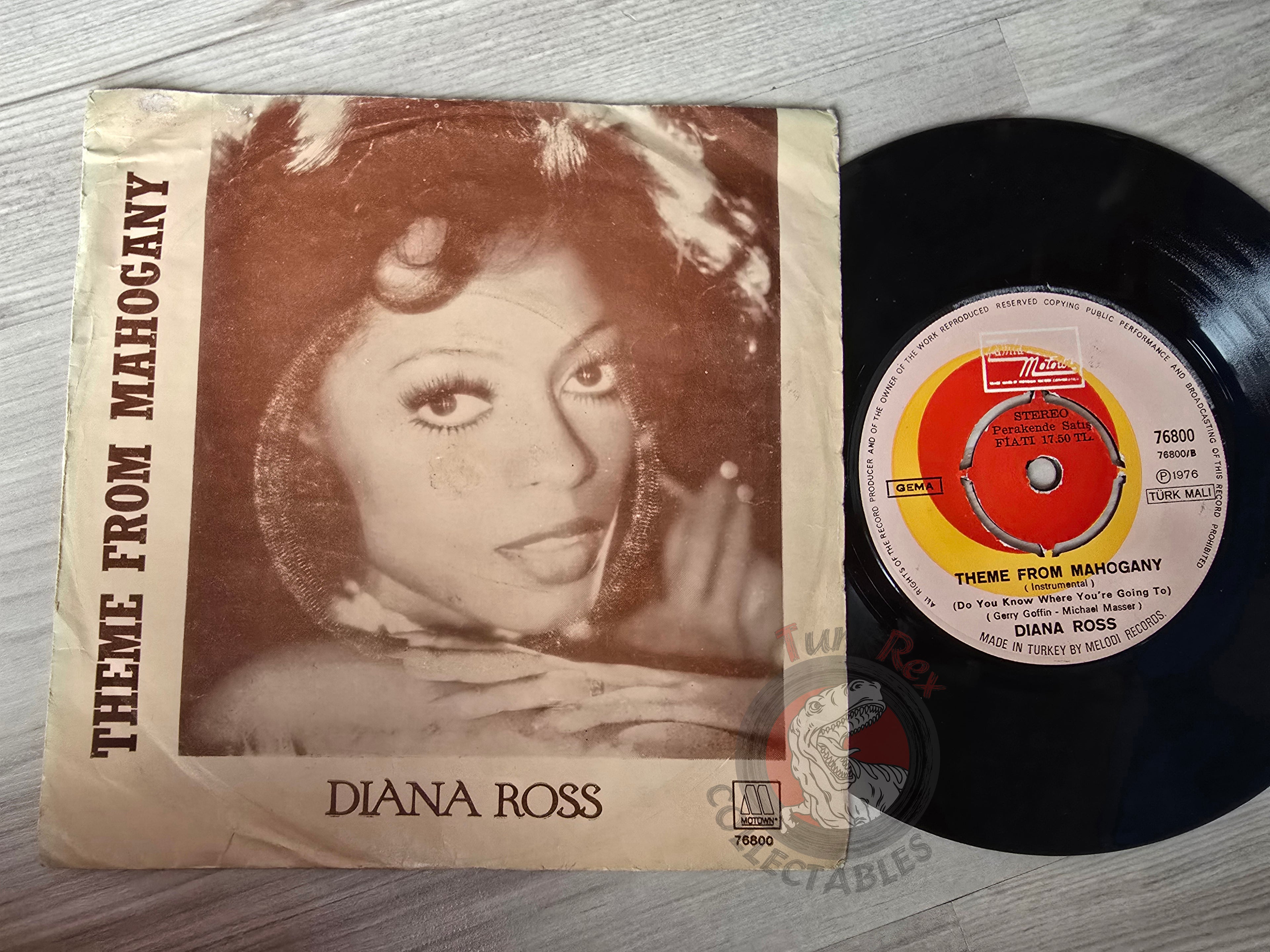 Diana Ross – Theme From Mahogany 7" Turkish Pressing Vinyl Turkey Edition