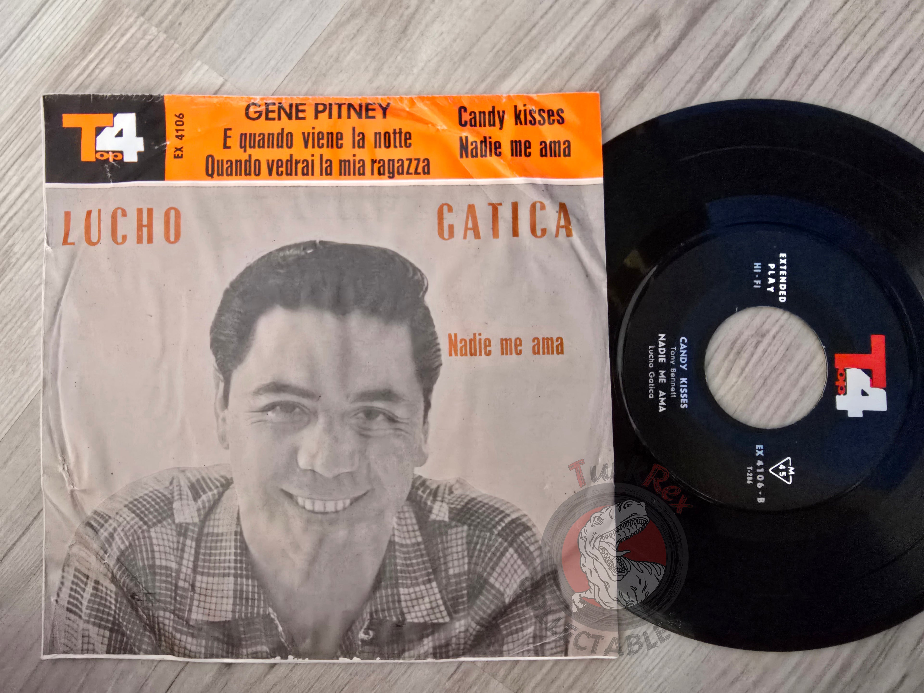 Gene Pitney / Tony Bennett / Lucho Gatica 7" Iran Pressing Vinyl Iranian Edition