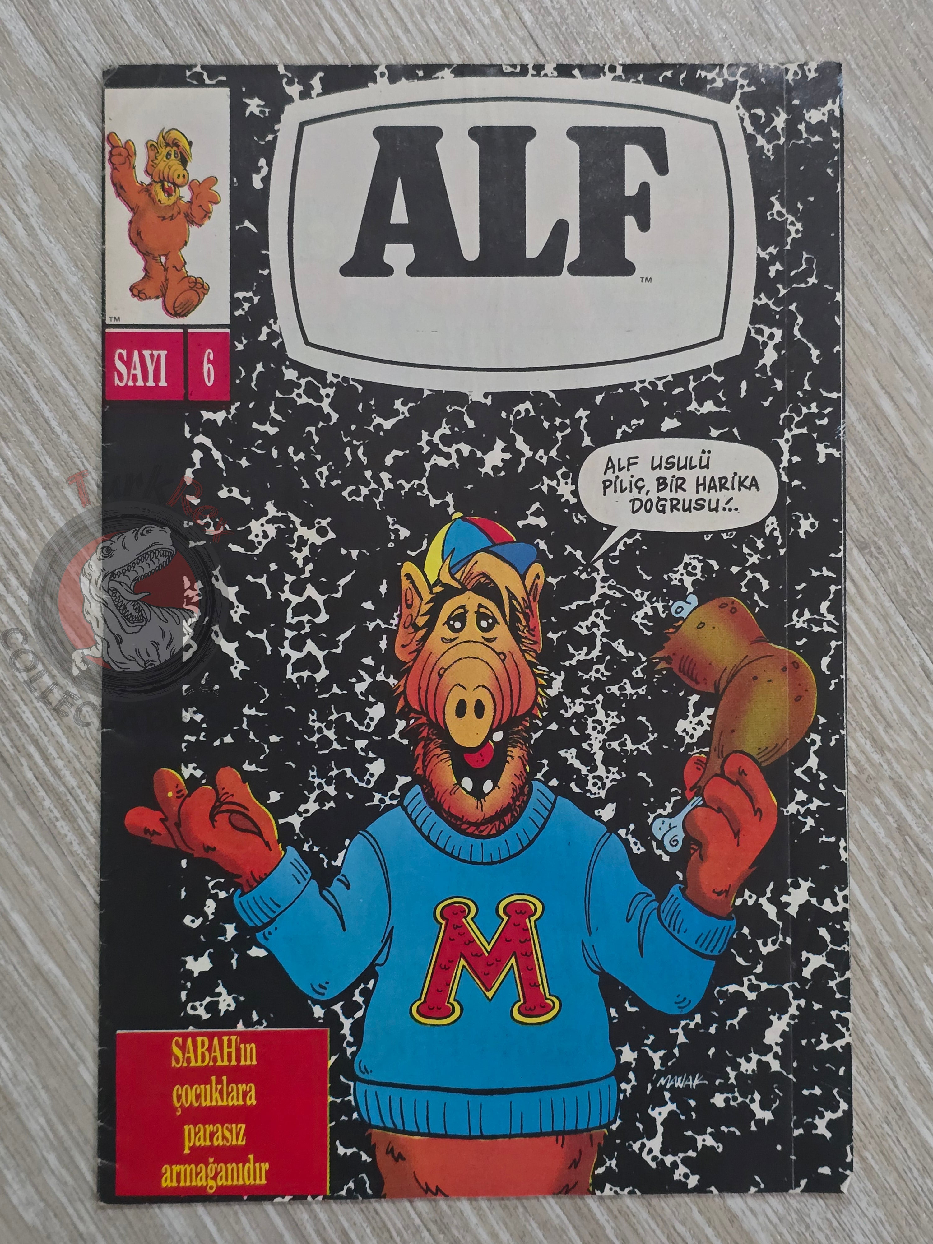 ALF #6 90s Turkish Comic Turkey Marvel Cover #10