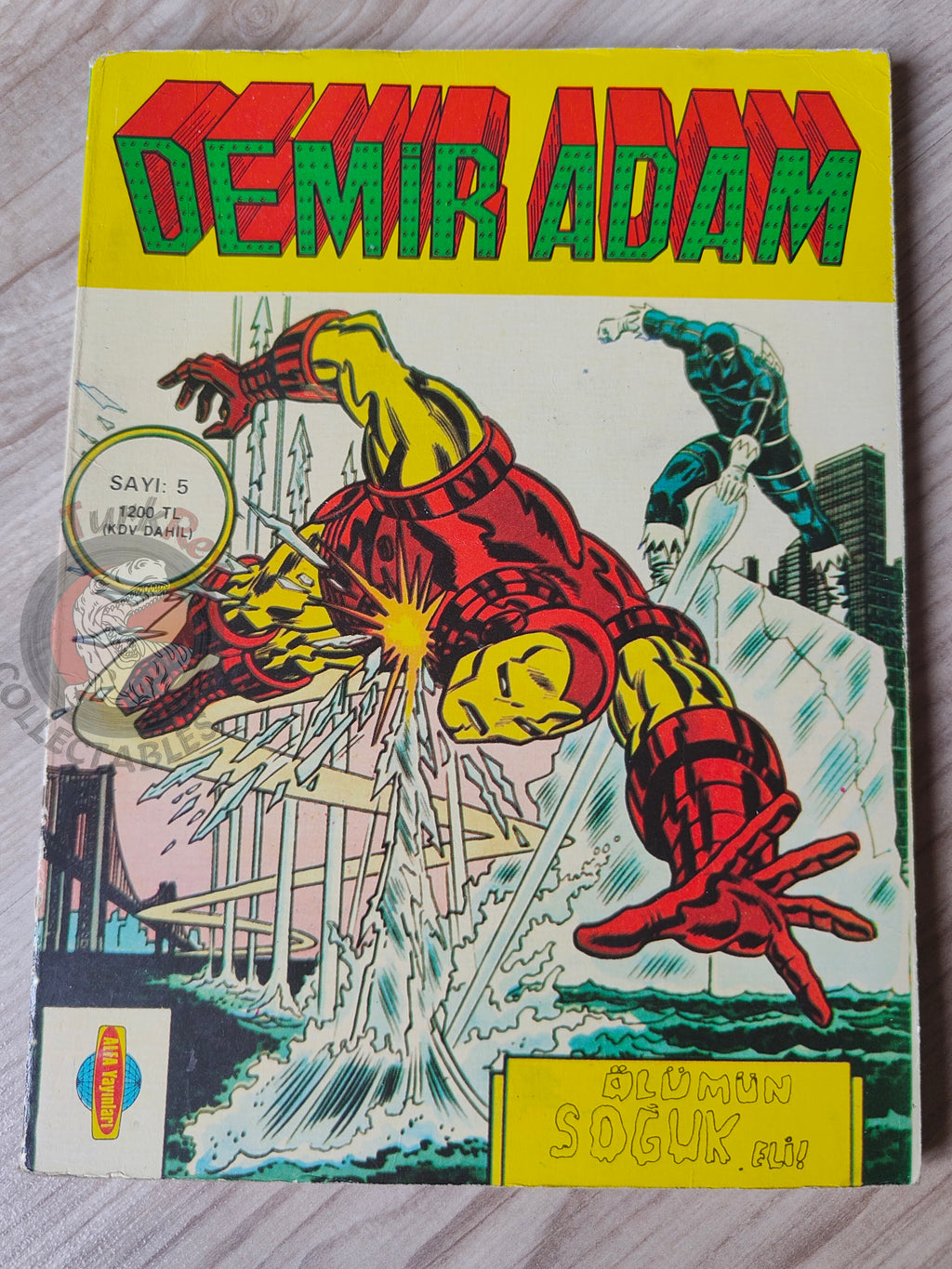 Iron Man #5 Demir Adam 1989 Turkish Comic Turkey #85 #86 #87 #88