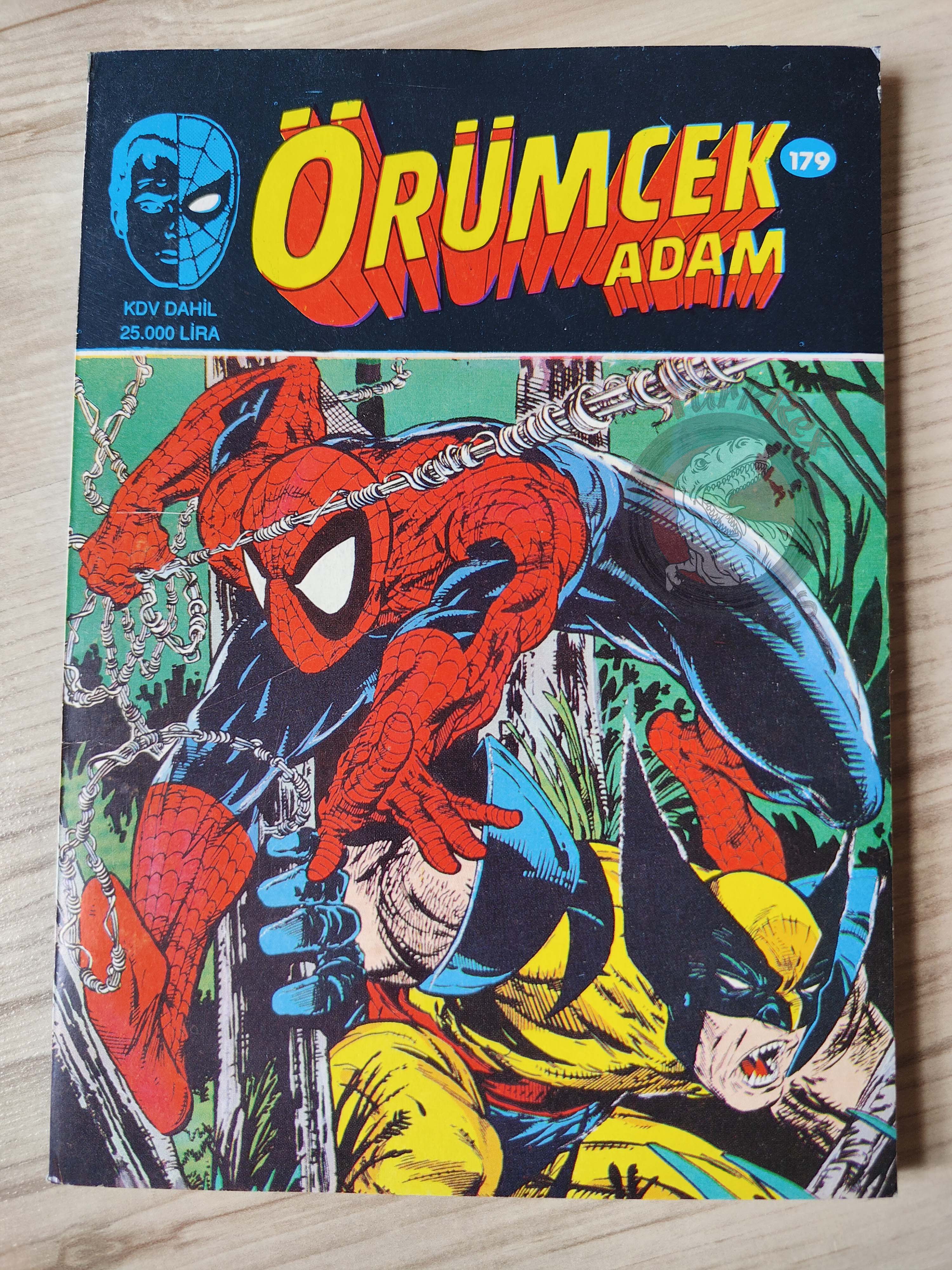 Spider-Man #179 1995 Turkish Comic Turkey Amazing #386 #387 #388 Marvel Team Up #92