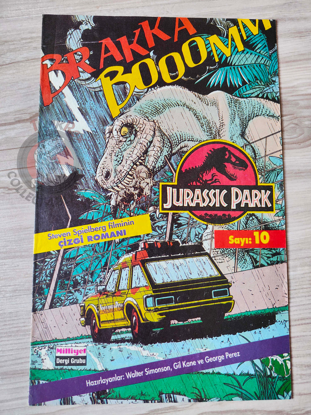 Jurassic Park #10 Turkish Edition Comic Turkey Topps Spielberg