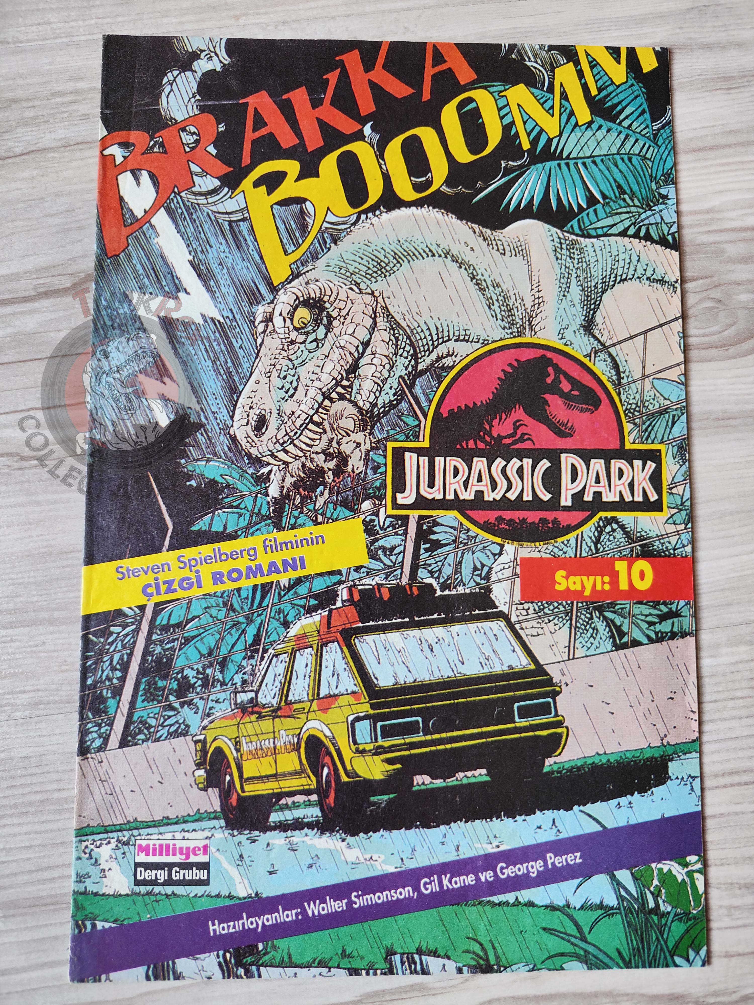 Jurassic Park #10 Turkish Edition Comic Turkey Topps Spielberg