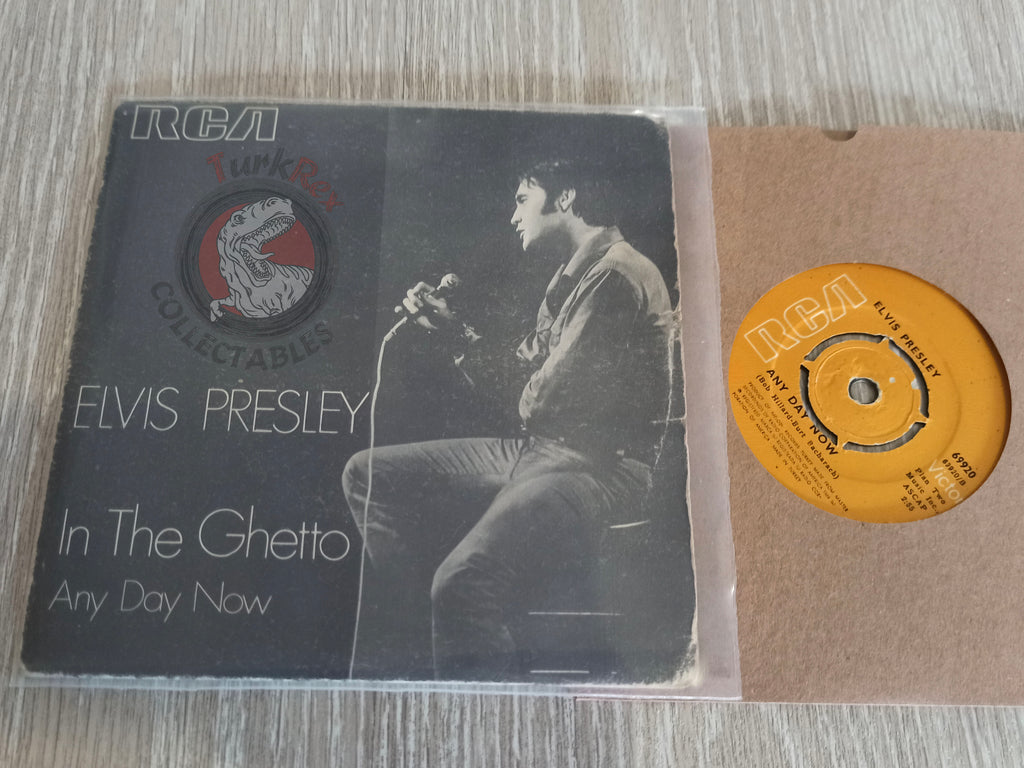 Elvis Presley – In The Ghetto 7" Turkish Pressing Vinyl Turkey Edition
