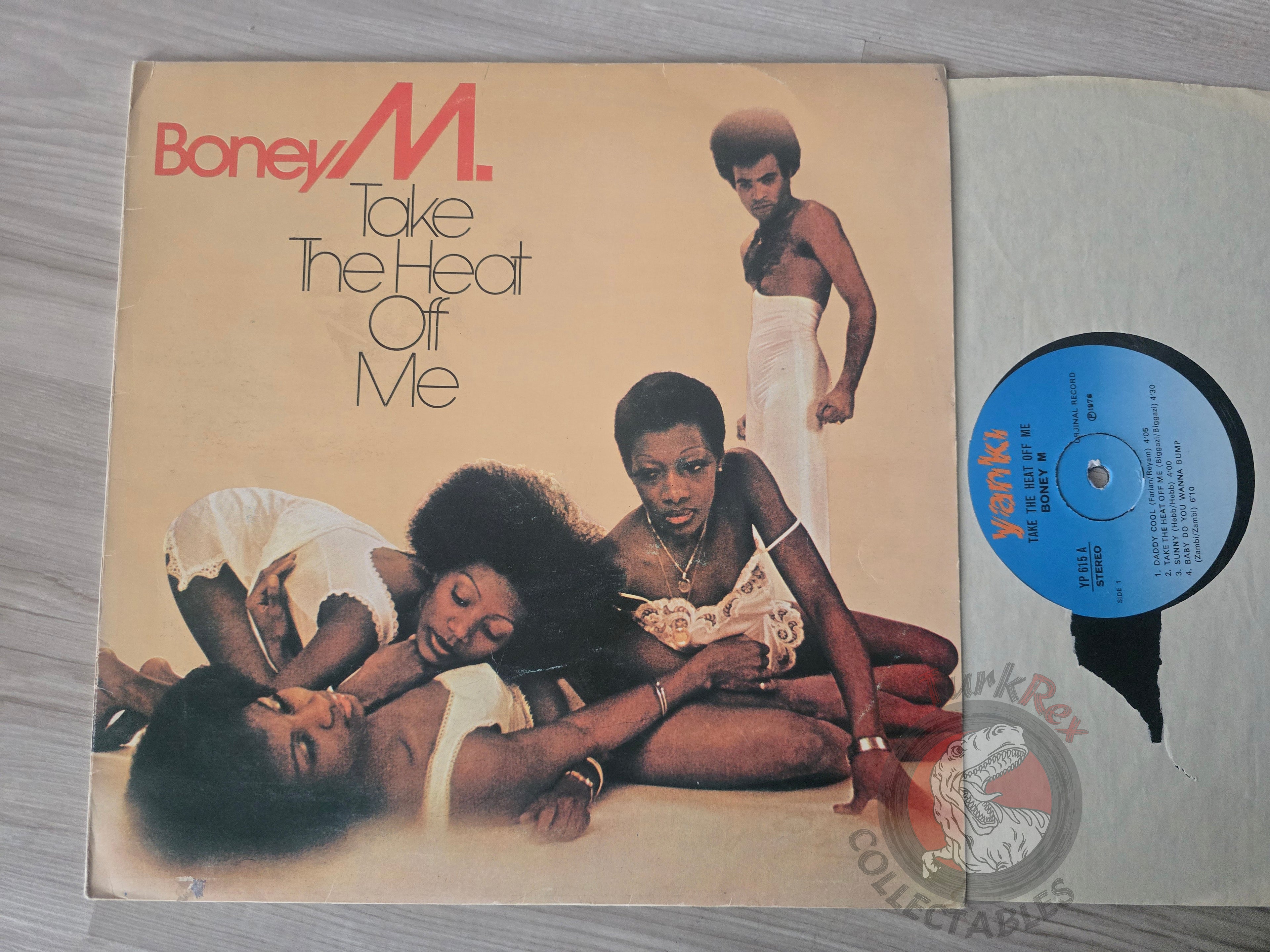 Boney M. – Take The Heat Off Me Turkish Pressing Vinyl Turkey Edition