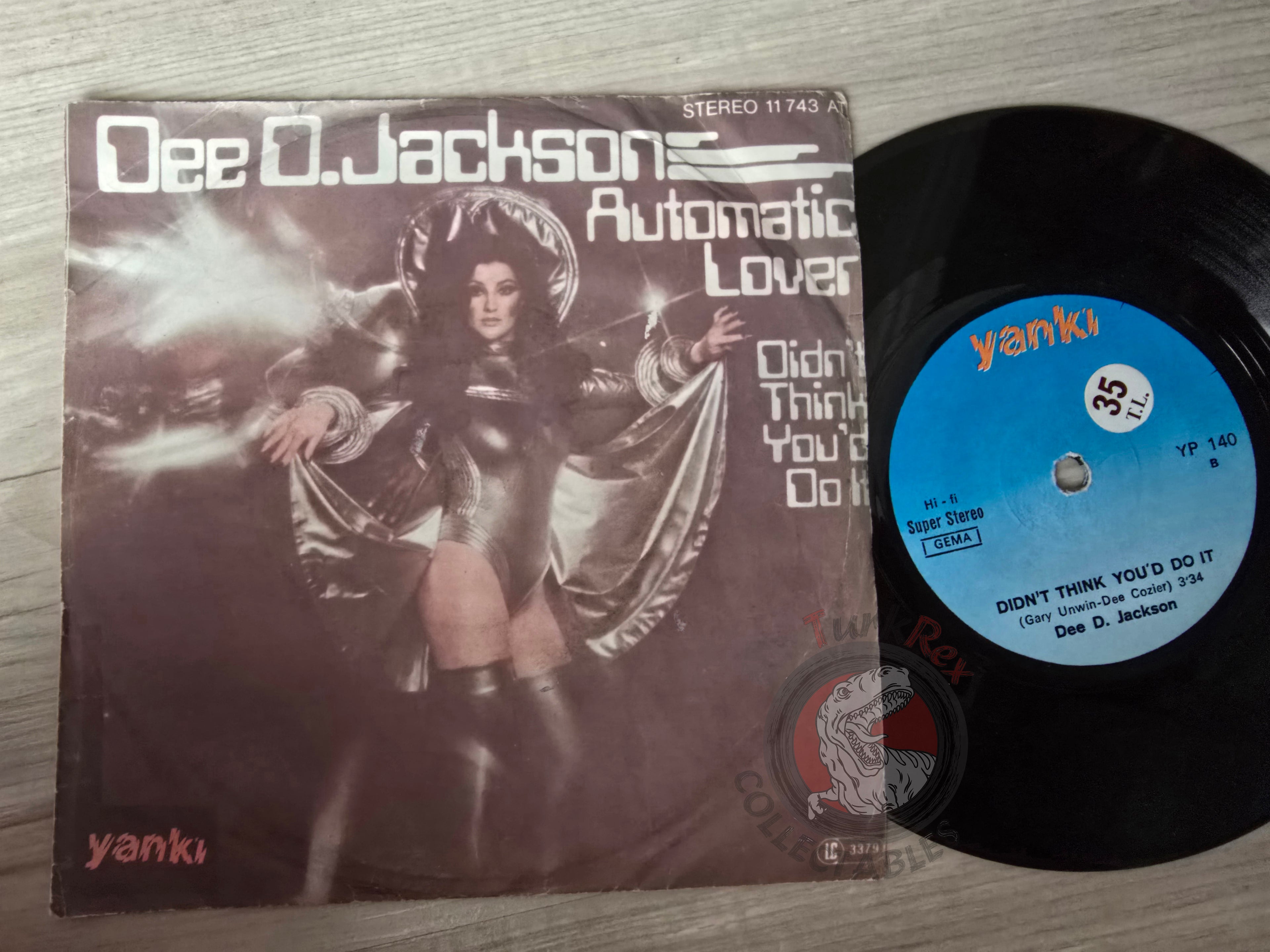 Dee D. Jackson – Automatic Lover 7" Turkish Pressing Vinyl Turkey Edition