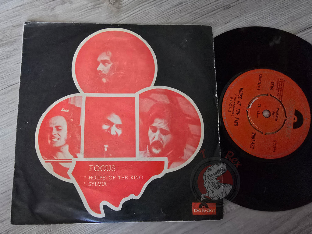 Focus – Sylvia / House Of The King 7" Turkish Pressing Vinyl Turkey Edition