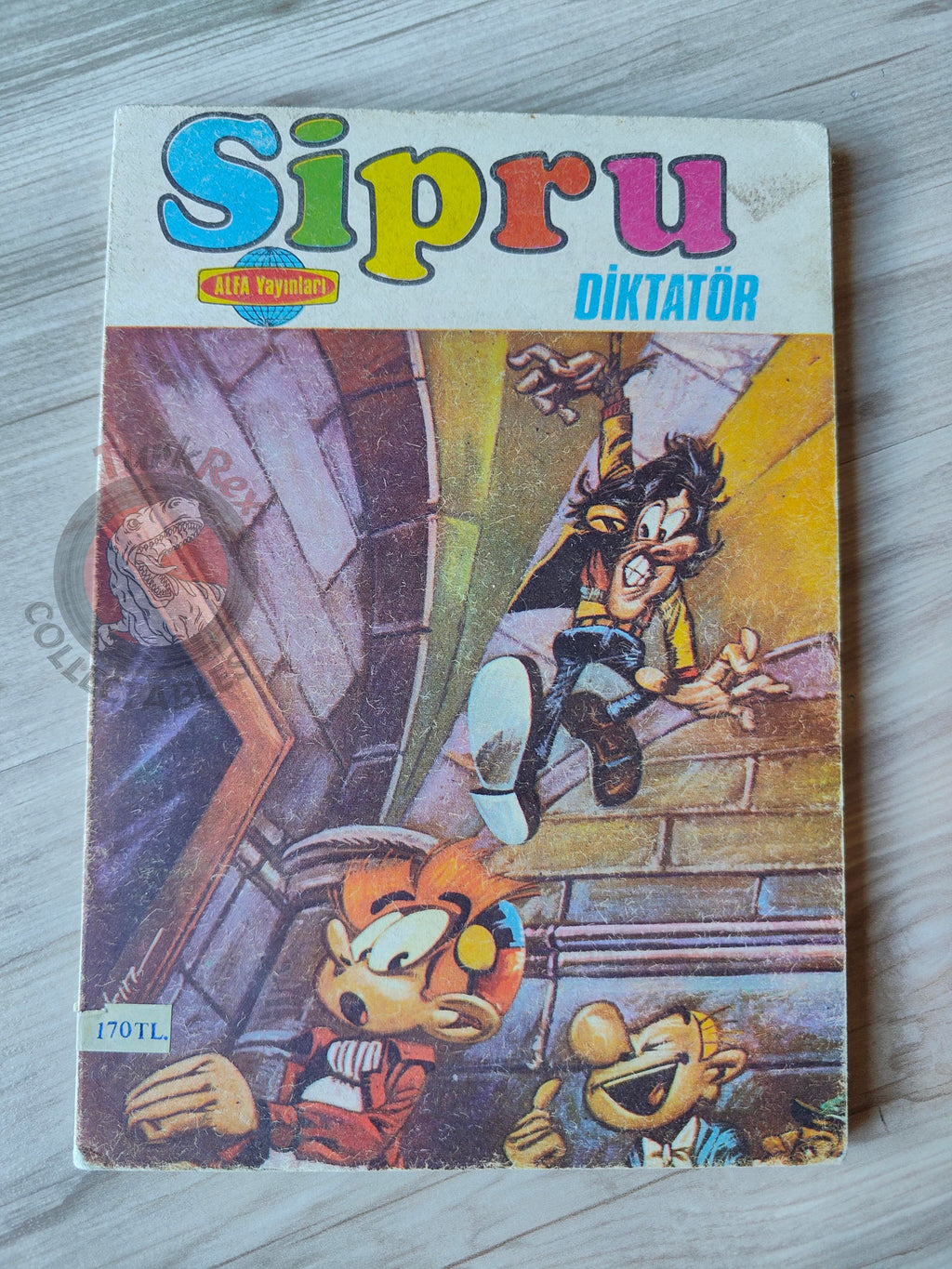 Spirou & Fantasio #2 Le dictateur et le champignon 1980 Turkish Comic Turkey