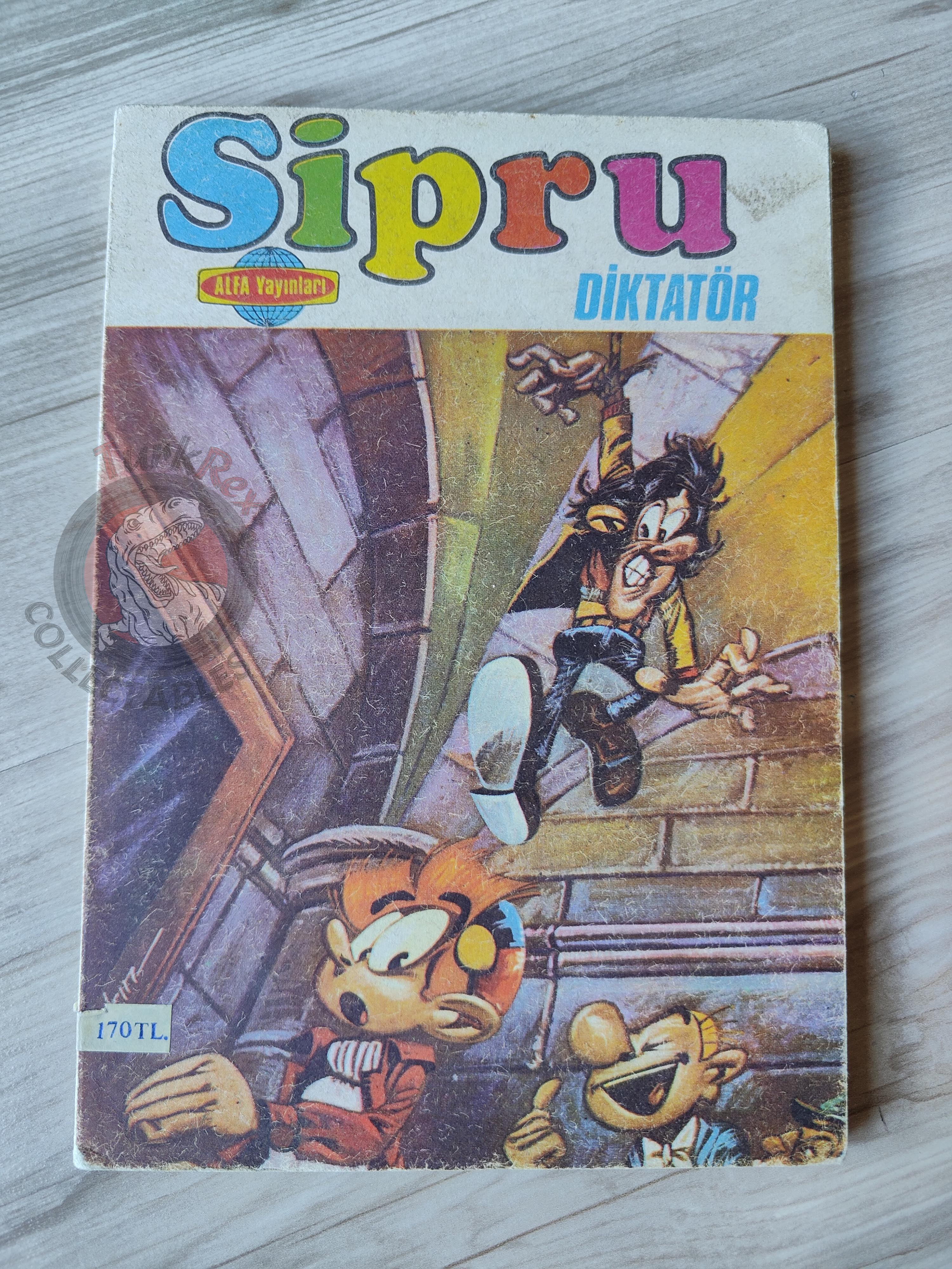 Spirou & Fantasio #2 Le dictateur et le champignon 1980 Turkish Comic Turkey