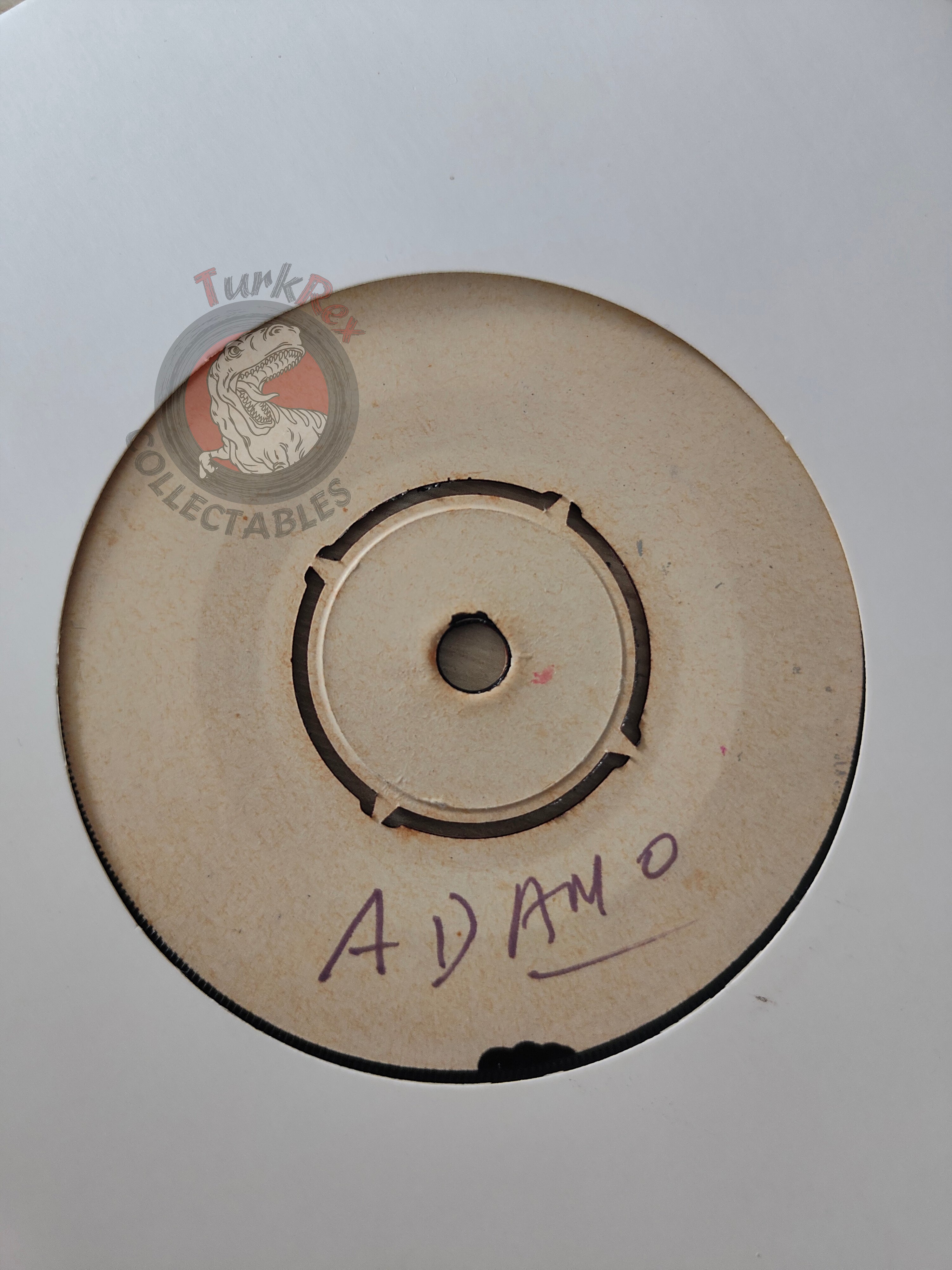 Adamo – Sacha Distel 7" Turkish Test  Pressing Vinyl Turkey Edition