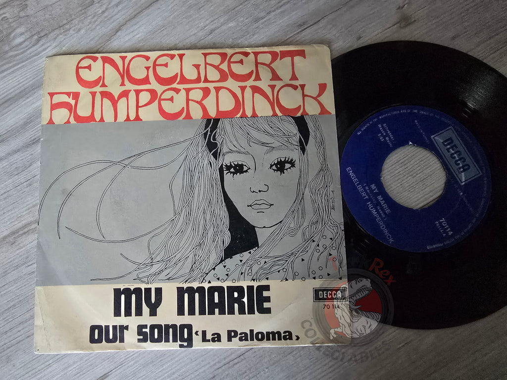 Engelbert Humperdinck – My Marie / Our Song (La Paloma) 7" Turkish Pressing Vinyl Turkey Edition