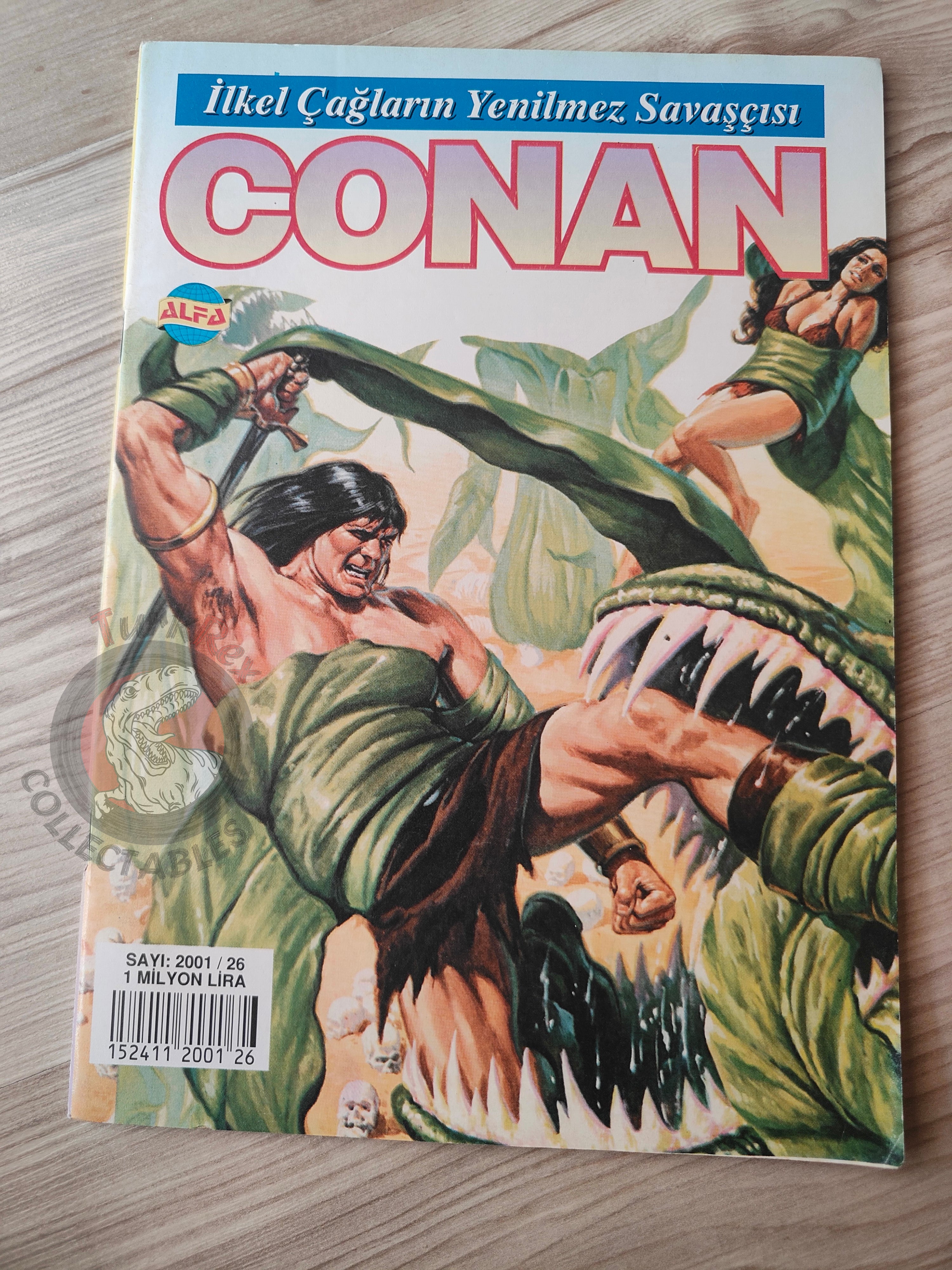 Conan #26 The Savage Sword of Conan #43 #45 Turkish Comic Turkey