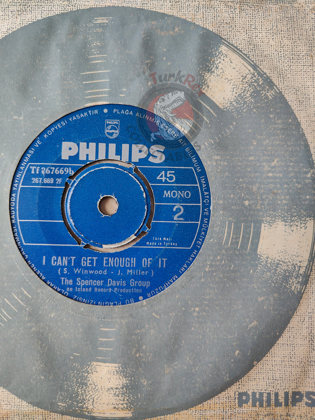The Spencer Davis Group – I'm A Man 7" Turkish Pressing Vinyl Turkey Edition