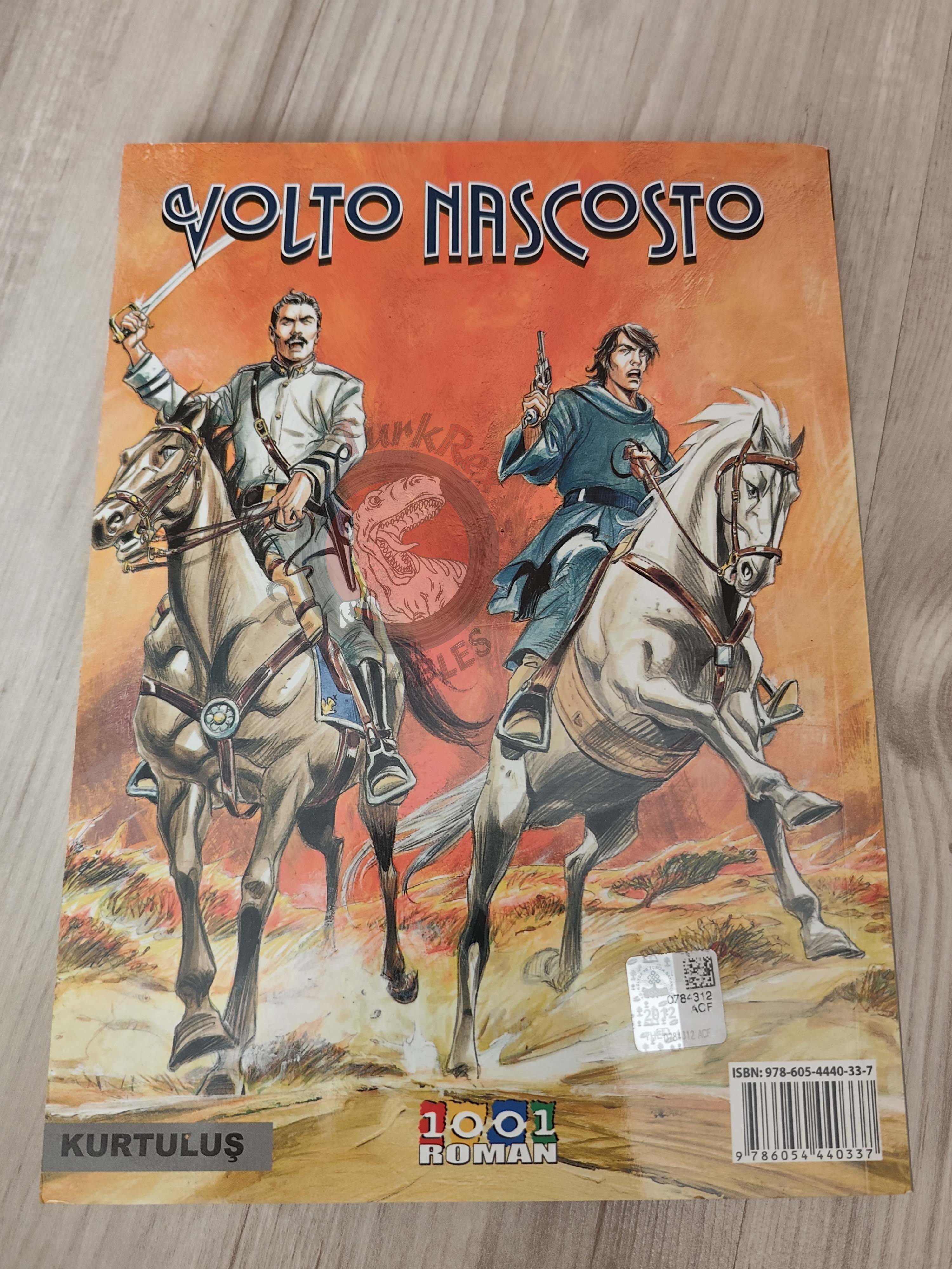 Volto Nascosto Vol #6 Il prigioniero di Menelik Turkish Comic Turkey Bonelli #11 #12