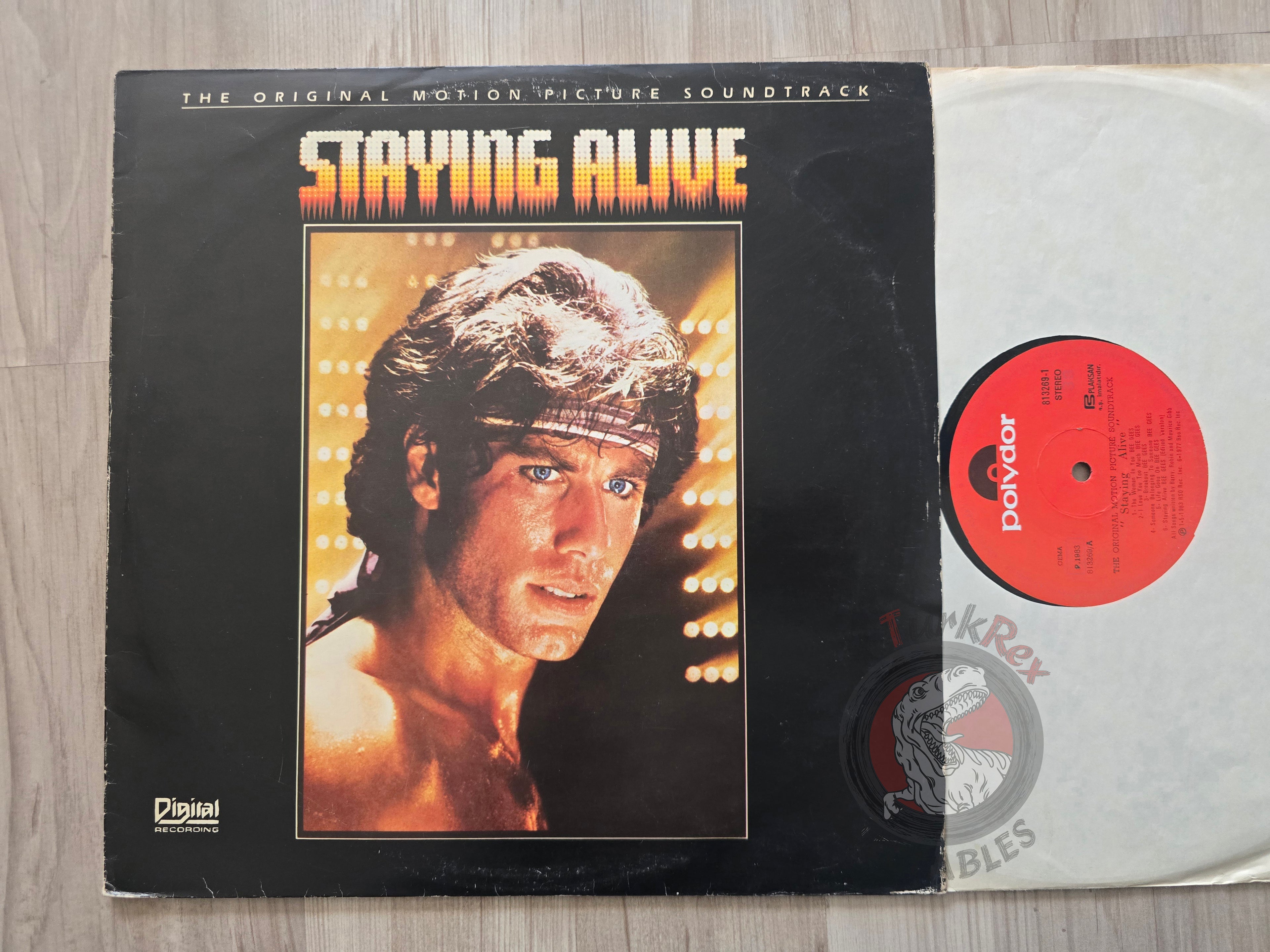 Bee Gees - Staying Alive OST Turkish Pressing Vinyl Turkey Edition