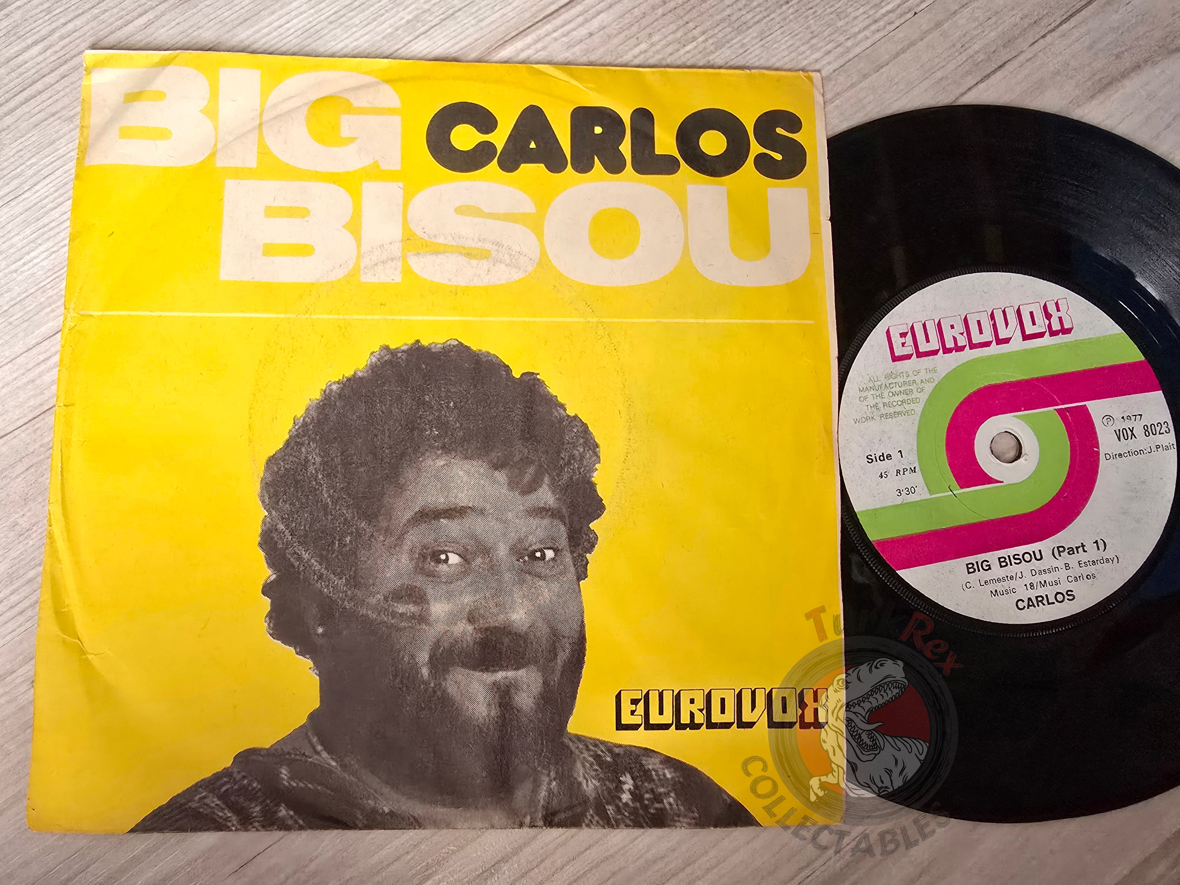 Carlos – Big Bisou 7" Turkish Pressing Vinyl Turkey Edition