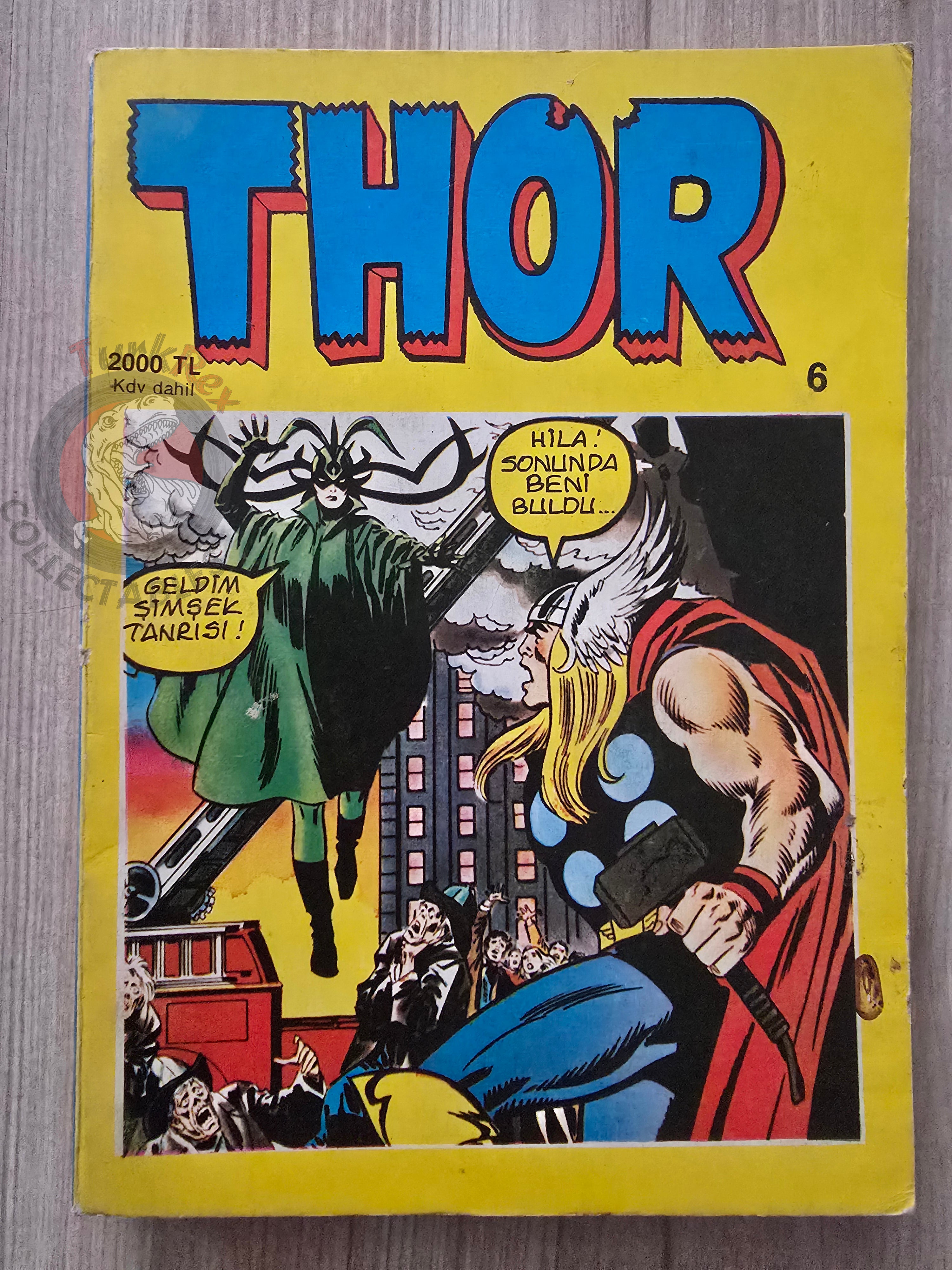 Thor Vol #6 1987 Turkish Comic Turkey The Mighty Thor #183–187 #217–219