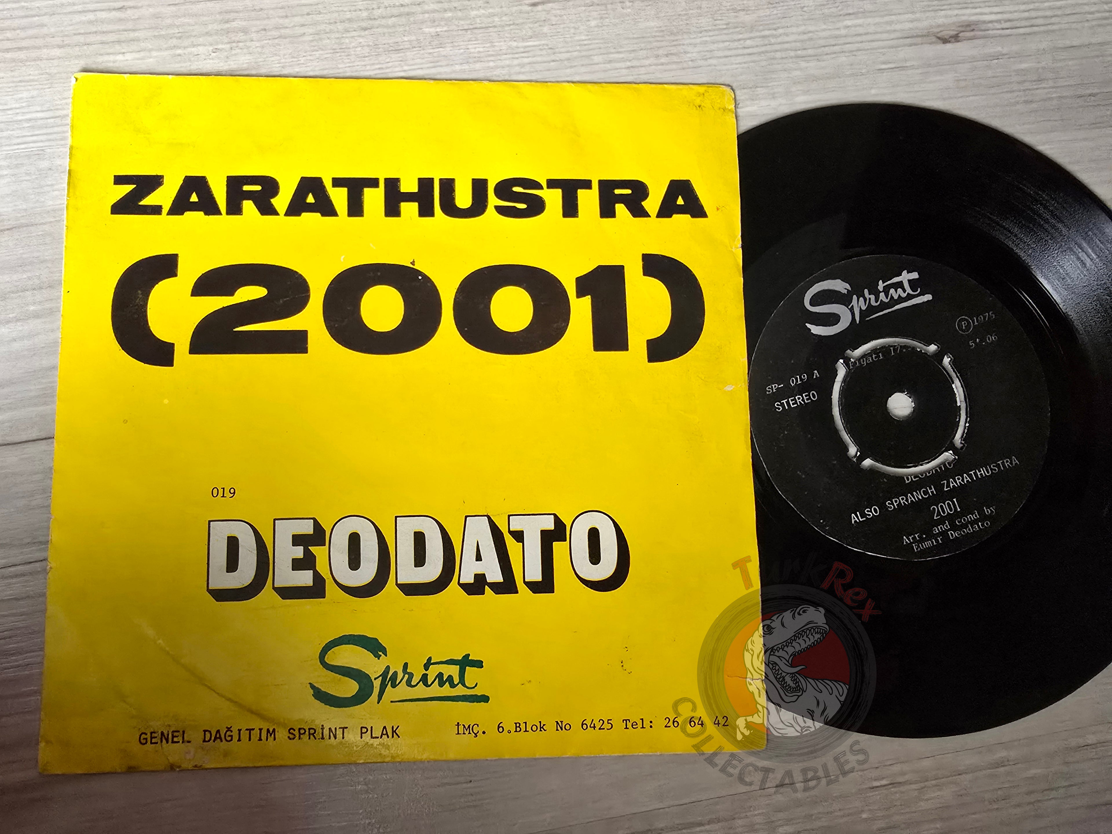 Deodato – Zarathustra (2001) 7" Turkish Pressing Vinyl Turkey Edition