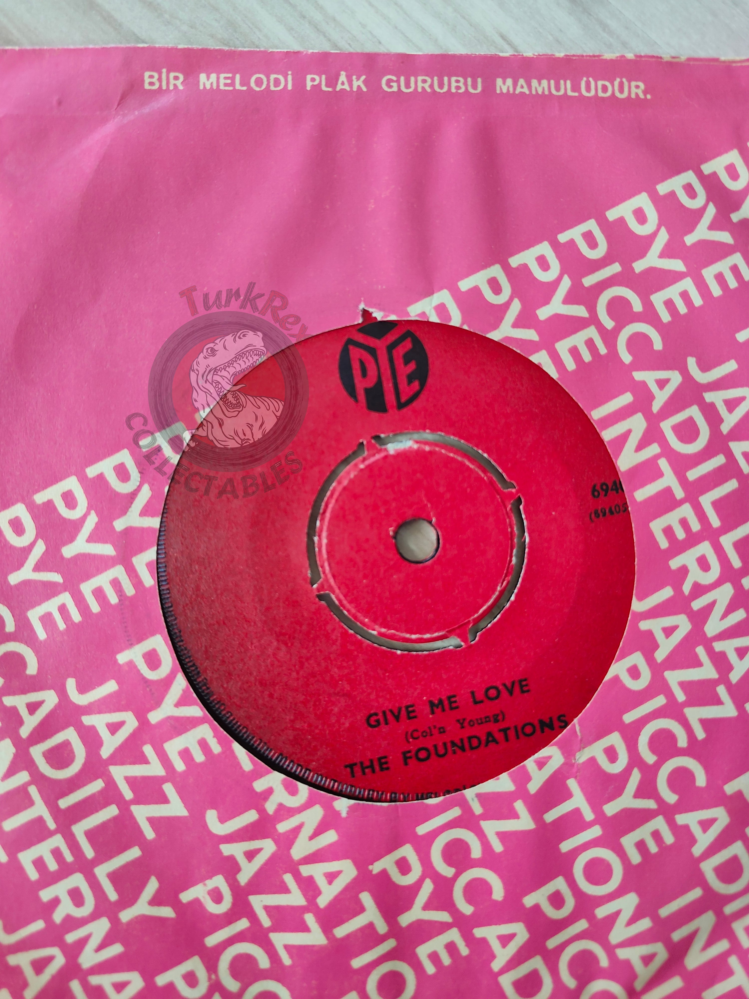 The Foundations – In The Bad, Bad Old Days 7" Turkish Pressing Vinyl Turkey Edition