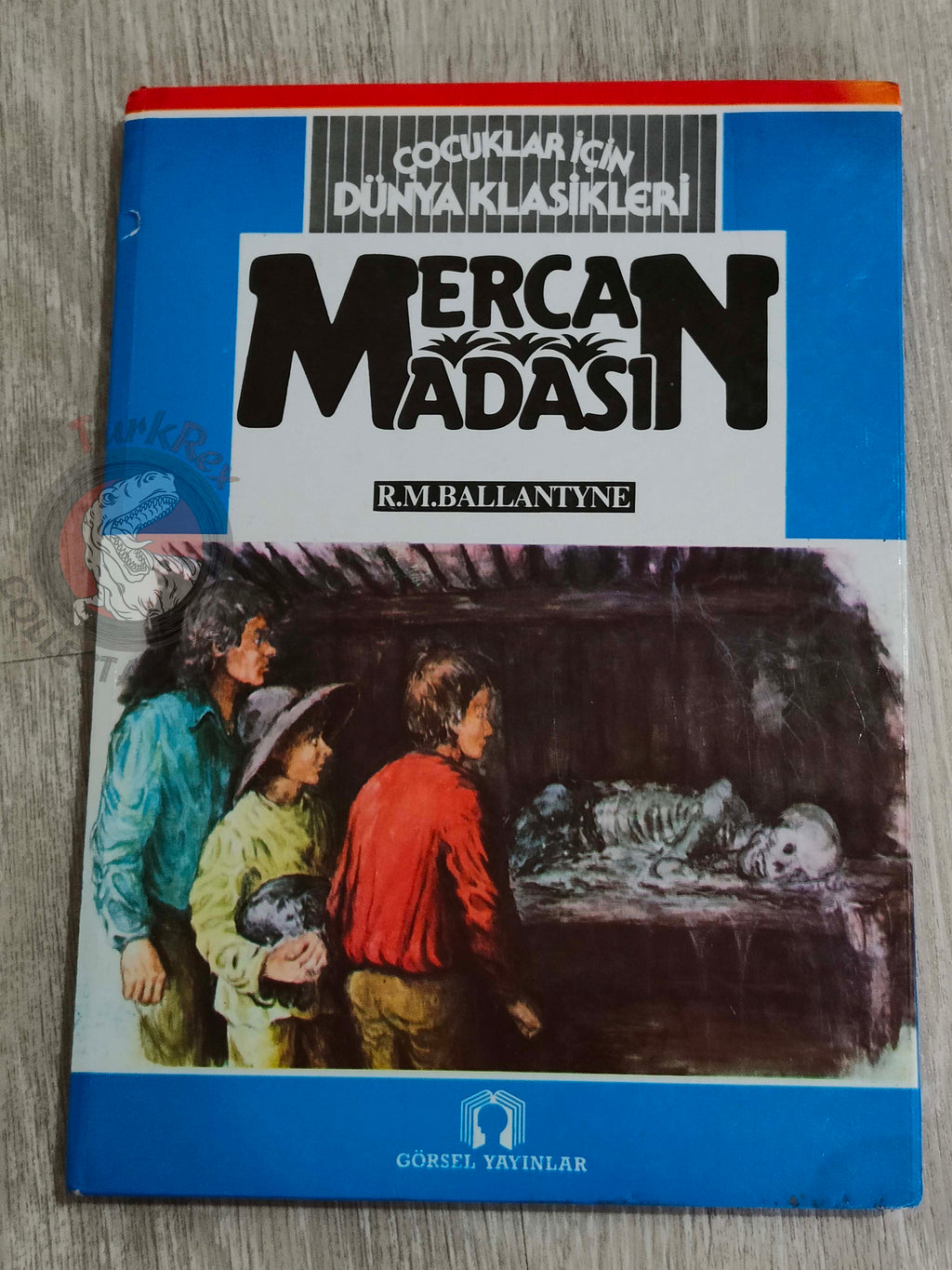 R. M. Ballantyne –  The Coral Island 1983 HC Turkish Book Turkey Illustrated