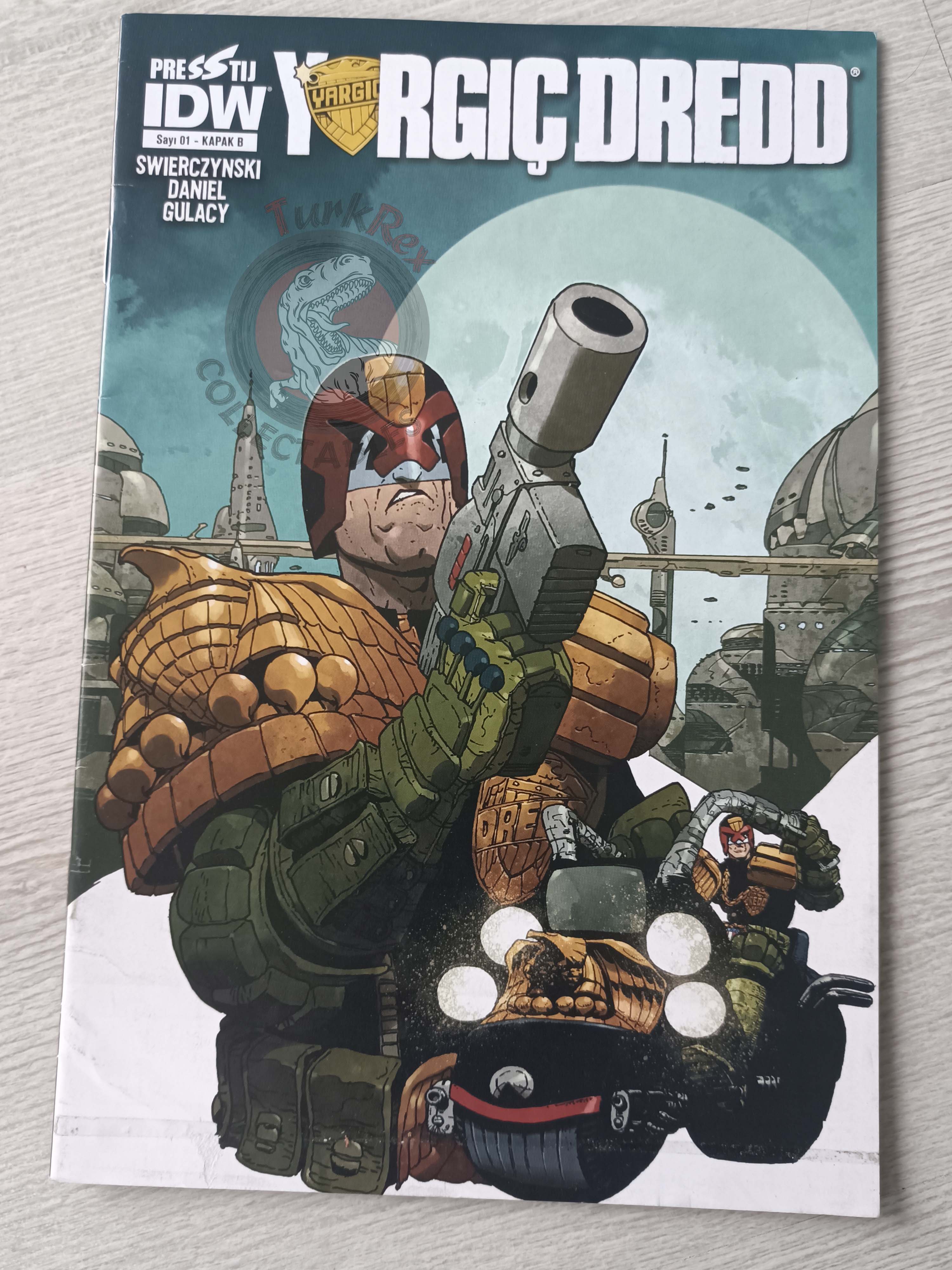 Judge Dredd #1 Turkish Comic Turkey Duane Swierczynski