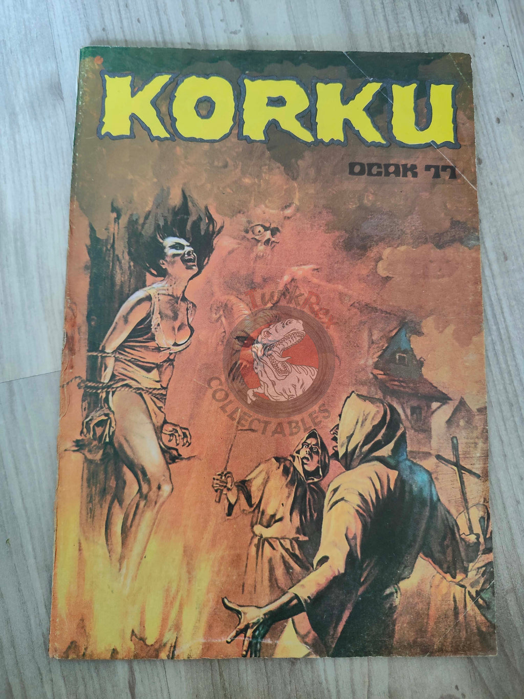 Korku January 1977 Turkish Comic Turkey Boris Vallejo Warren Creepy Eerie Solomon Kane