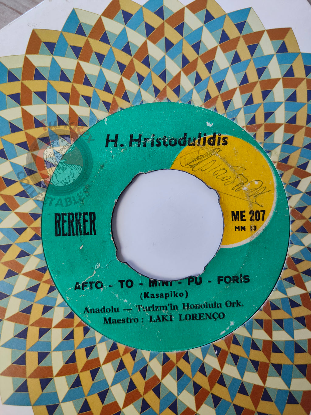 H. Hristodulidis – Mia Zoi Tin Ehume 7" Turkish Pressing Vinyl Turkey Edition