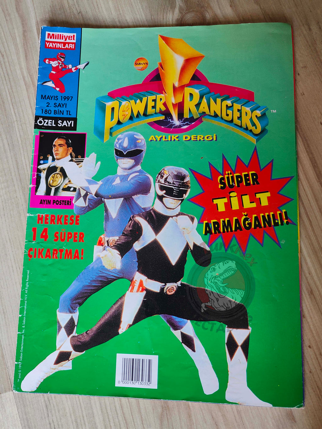 Power Rangers #2 1997 Turkish Comic Mag Turkey Mighty Morphin