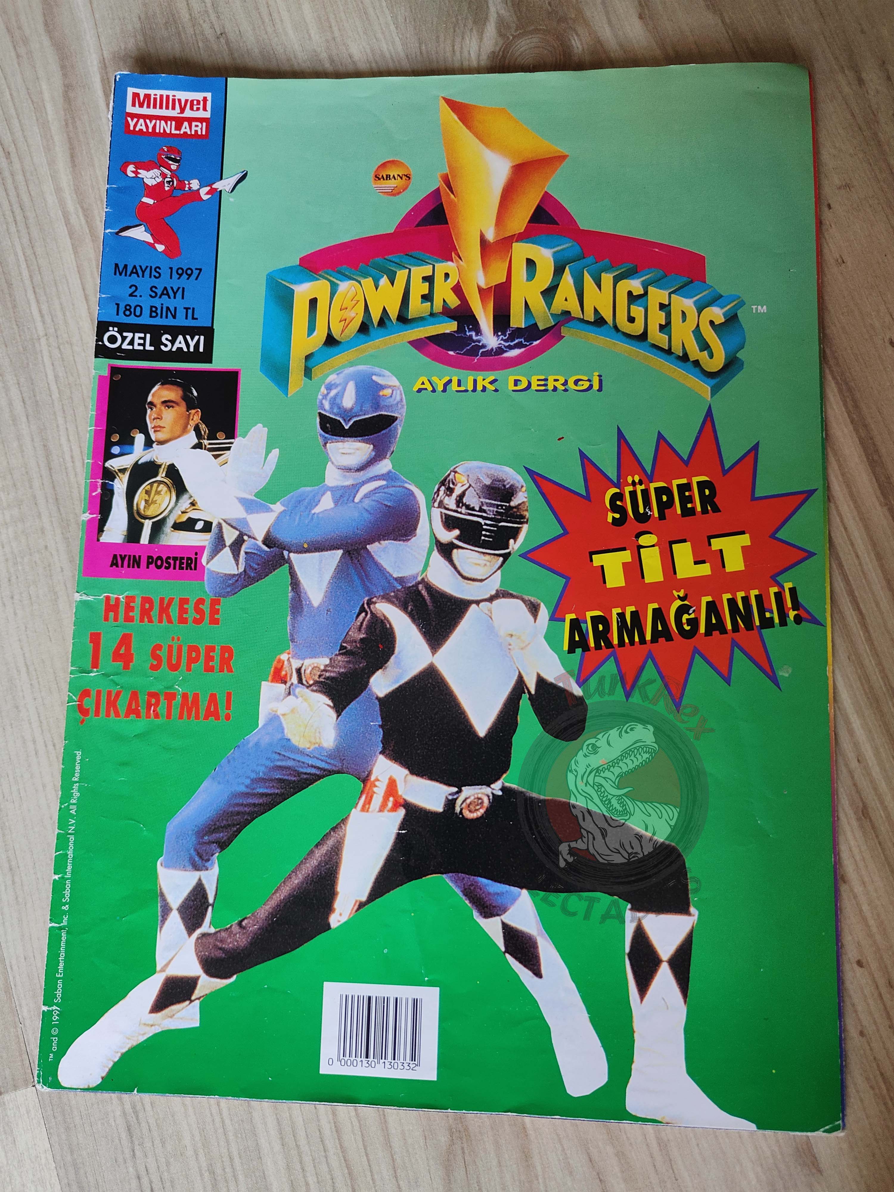 Power Rangers #2 1997 Turkish Comic Mag Turkey Mighty Morphin