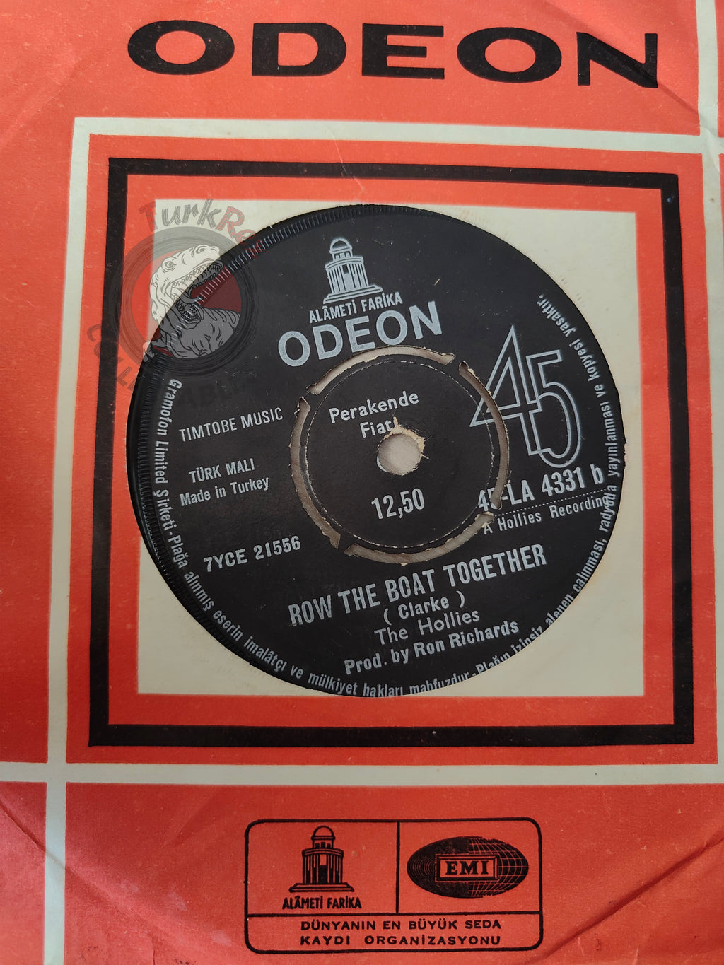 The Hollies – Hey Willy 7" Turkish Pressing Vinyl Turkey Edition