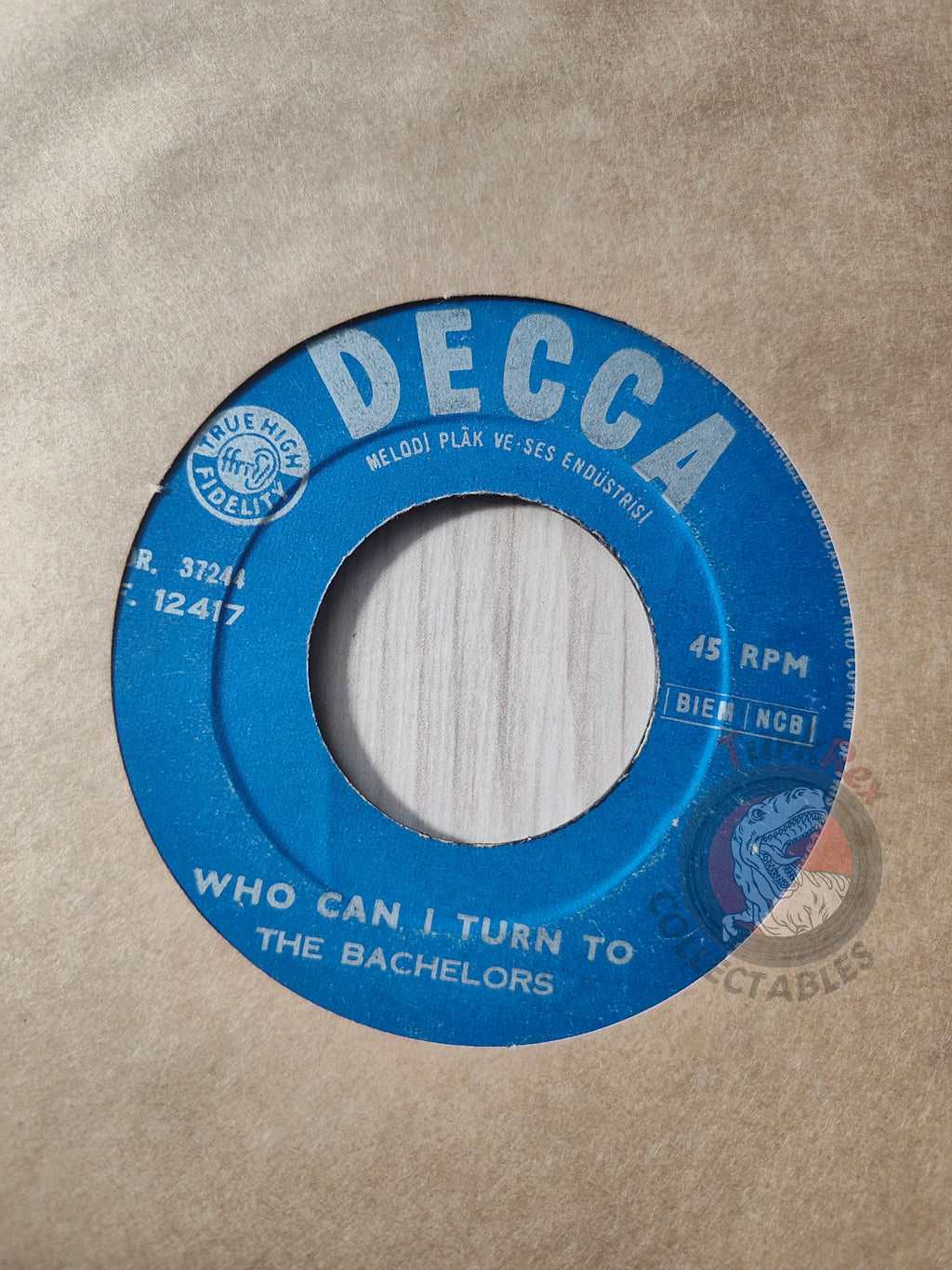 The Bachelors – Can I Trust You 7" Turkish Pressing Vinyl Turkey Edition