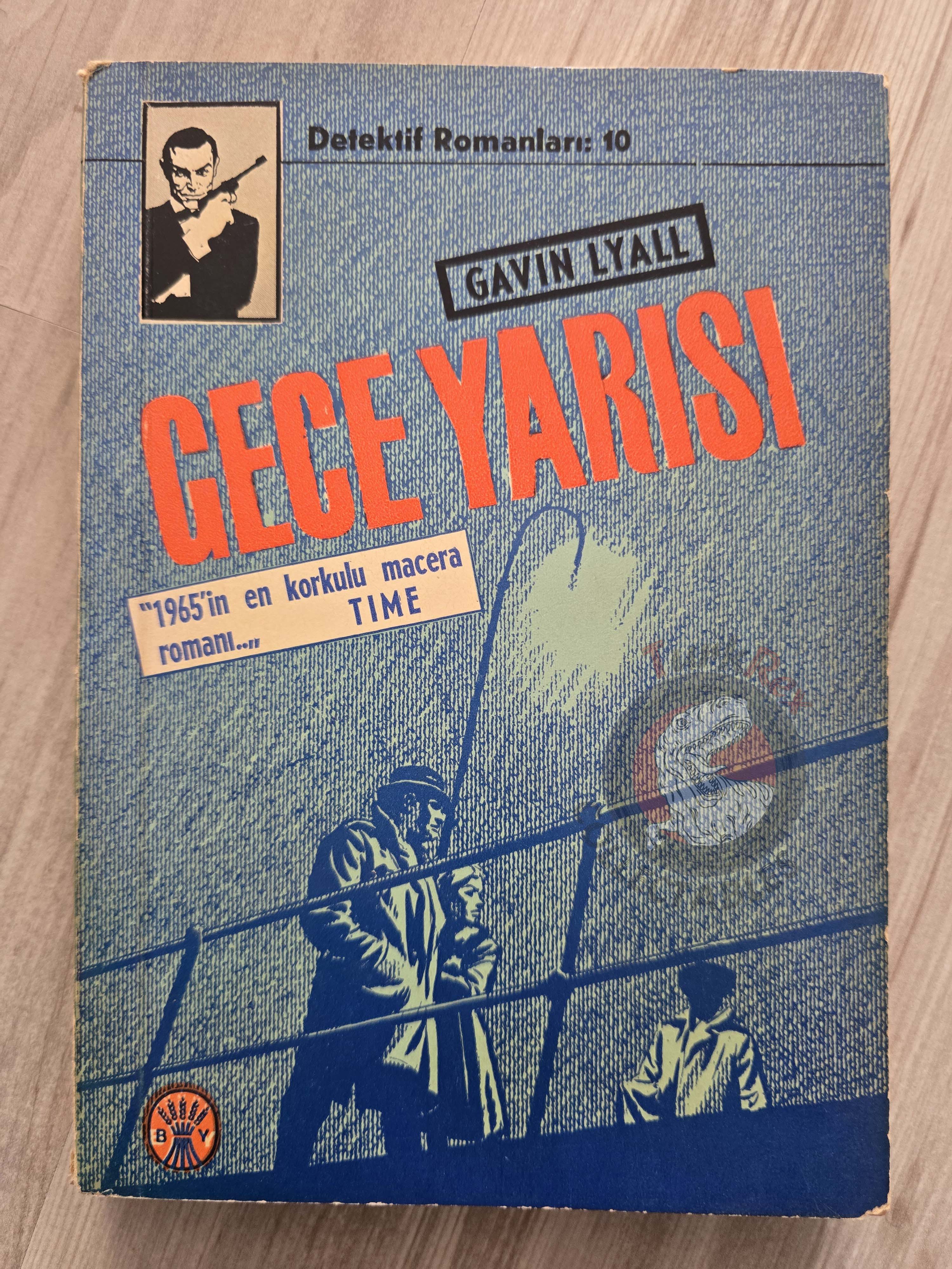 Gavin Lyall – Midnight Plus One 1965 1st Turkish Book Turkey