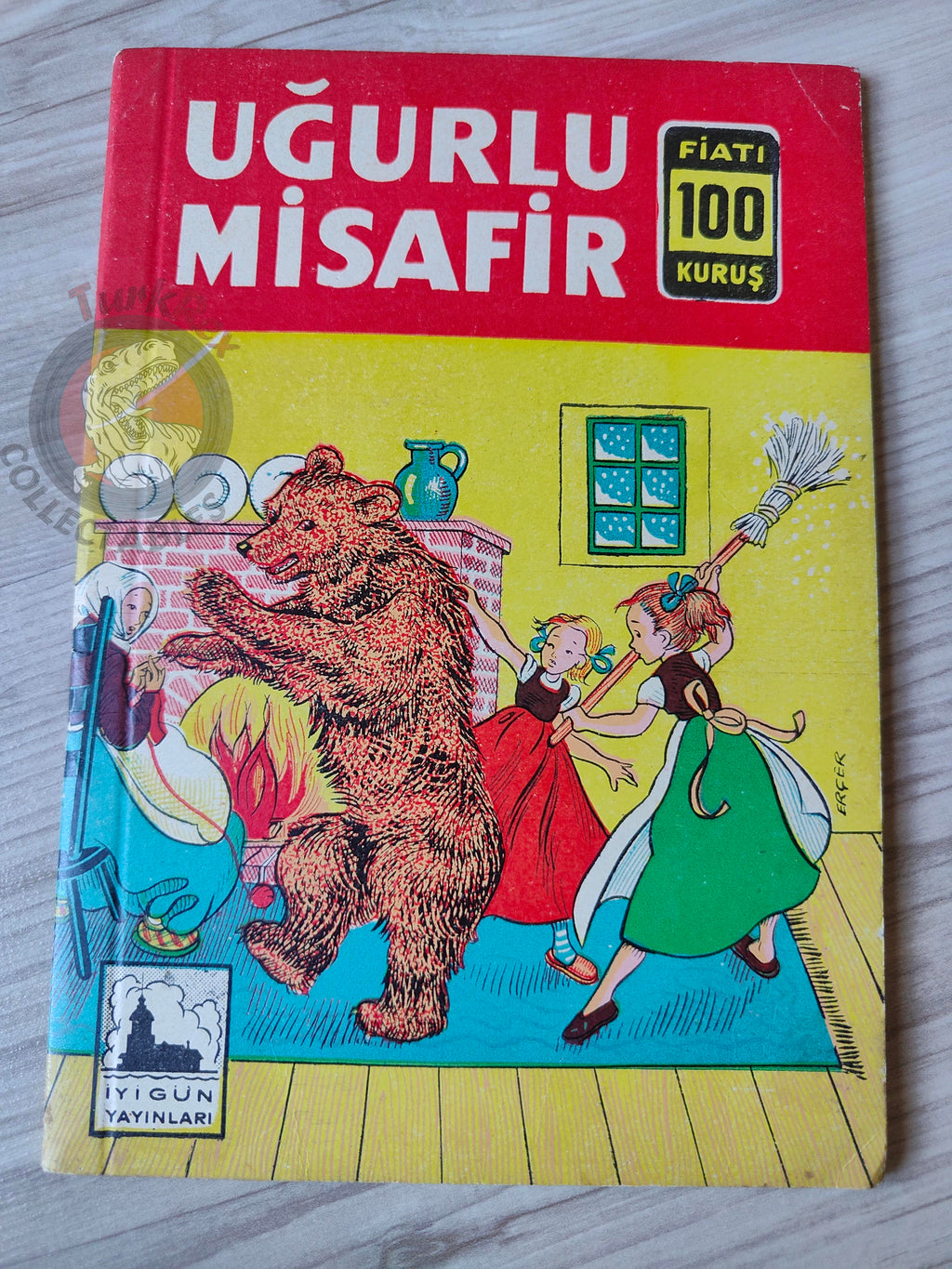 Grimm Brothers –  The Wren and the Bear 1965 Turkish Book Turkey Illustrated