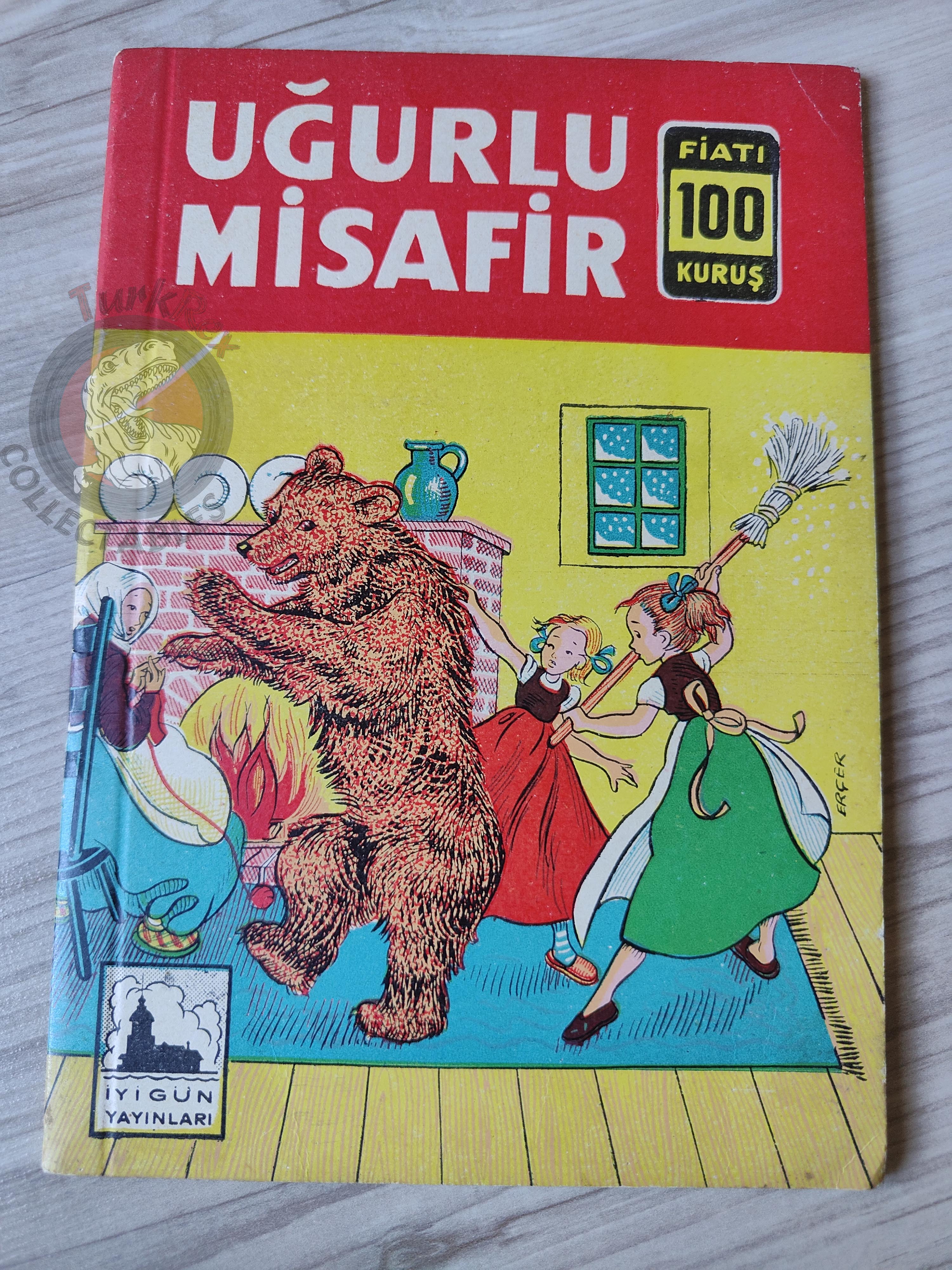 Grimm Brothers –  The Wren and the Bear 1965 Turkish Book Turkey Illustrated