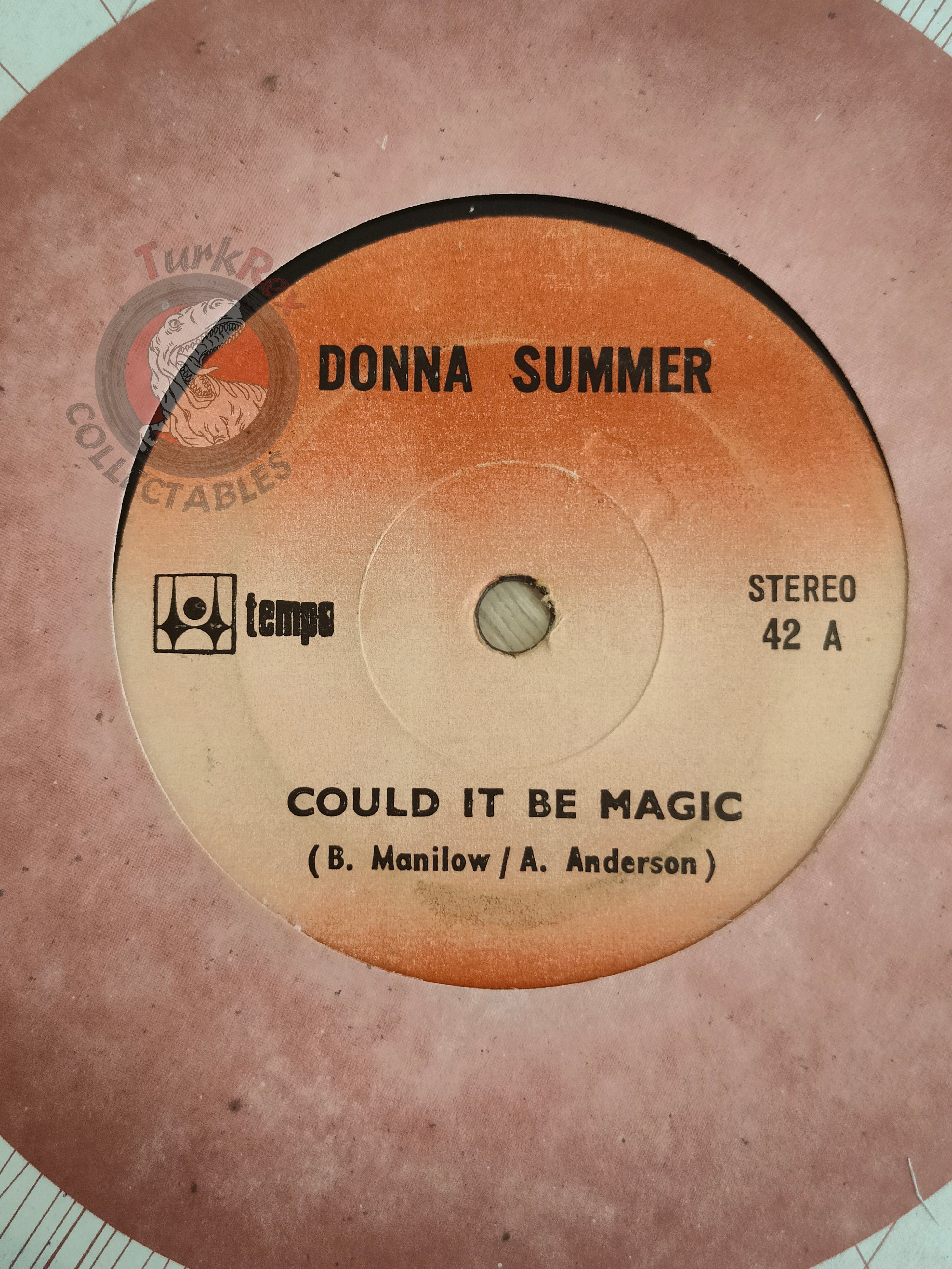 Donna Summer – Could It Be Magic 7" Turkish Pressing Vinyl Turkey Edition