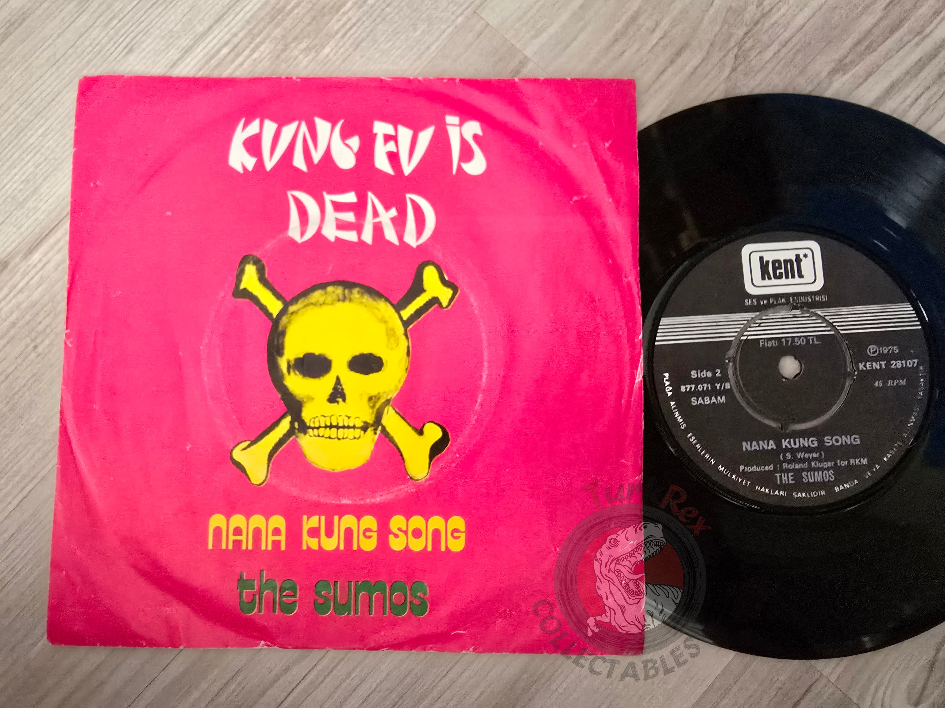 The Sumos – Kung Fu Is Dead 7" Turkish Pressing Vinyl Turkey Edition