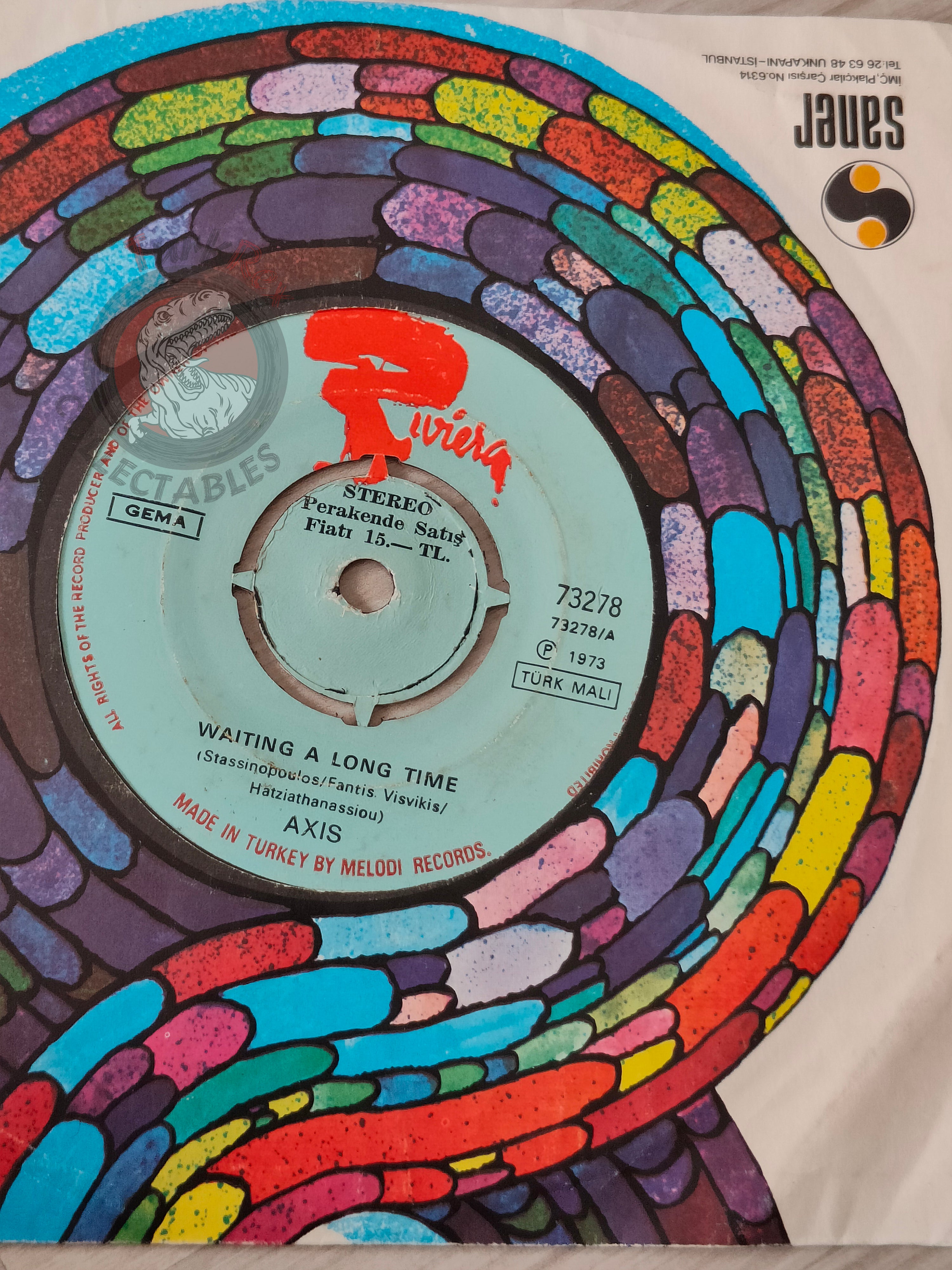 Axis – Waiting A Long Time 7" Turkish Pressing Vinyl Turkey Edition