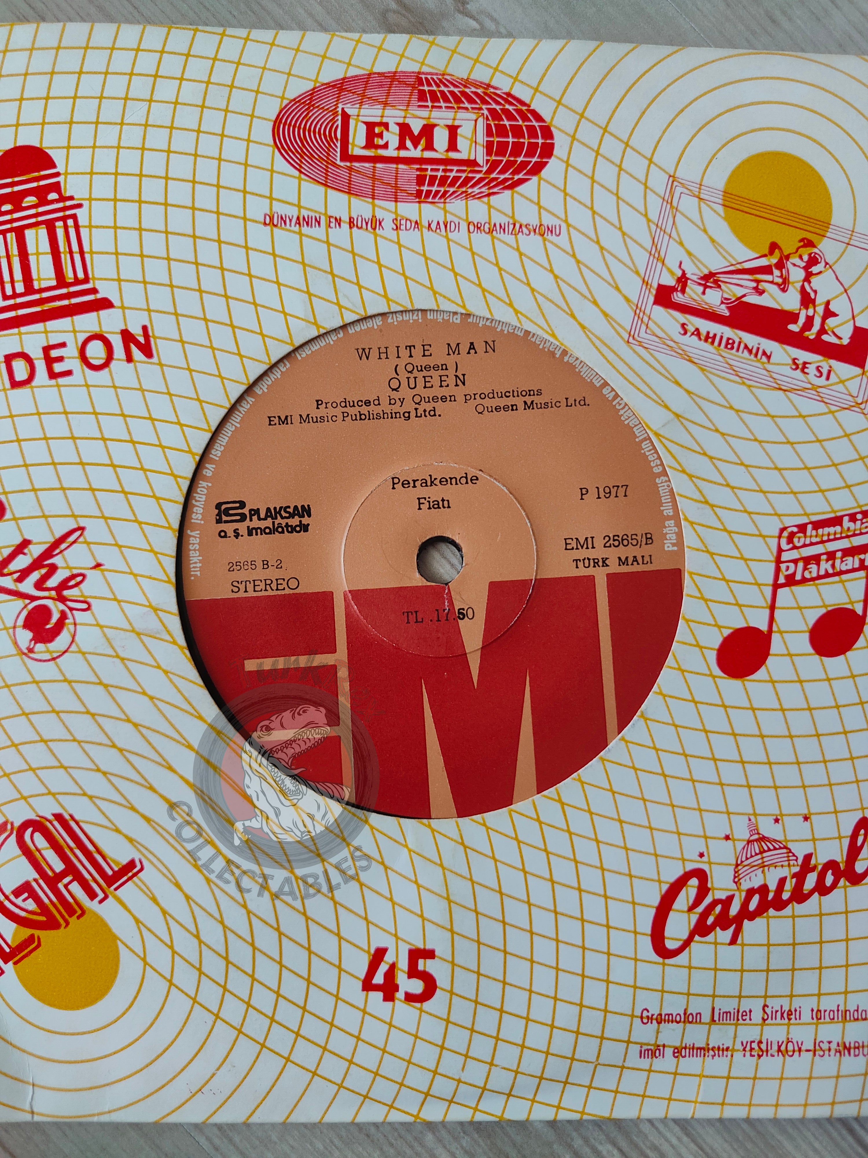 Queen – Somebody To Love 7" Turkish Pressing Vinyl Turkey Edition