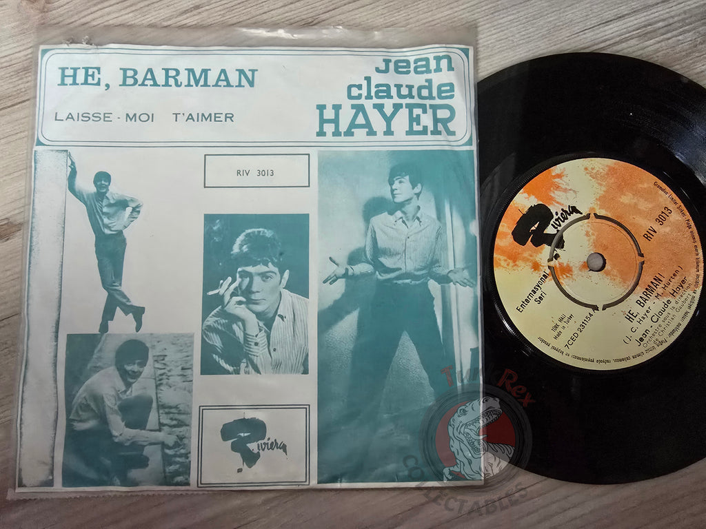 Jean Claude Hayer – He, Barman 7" Turkish Pressing Vinyl Turkey Edition