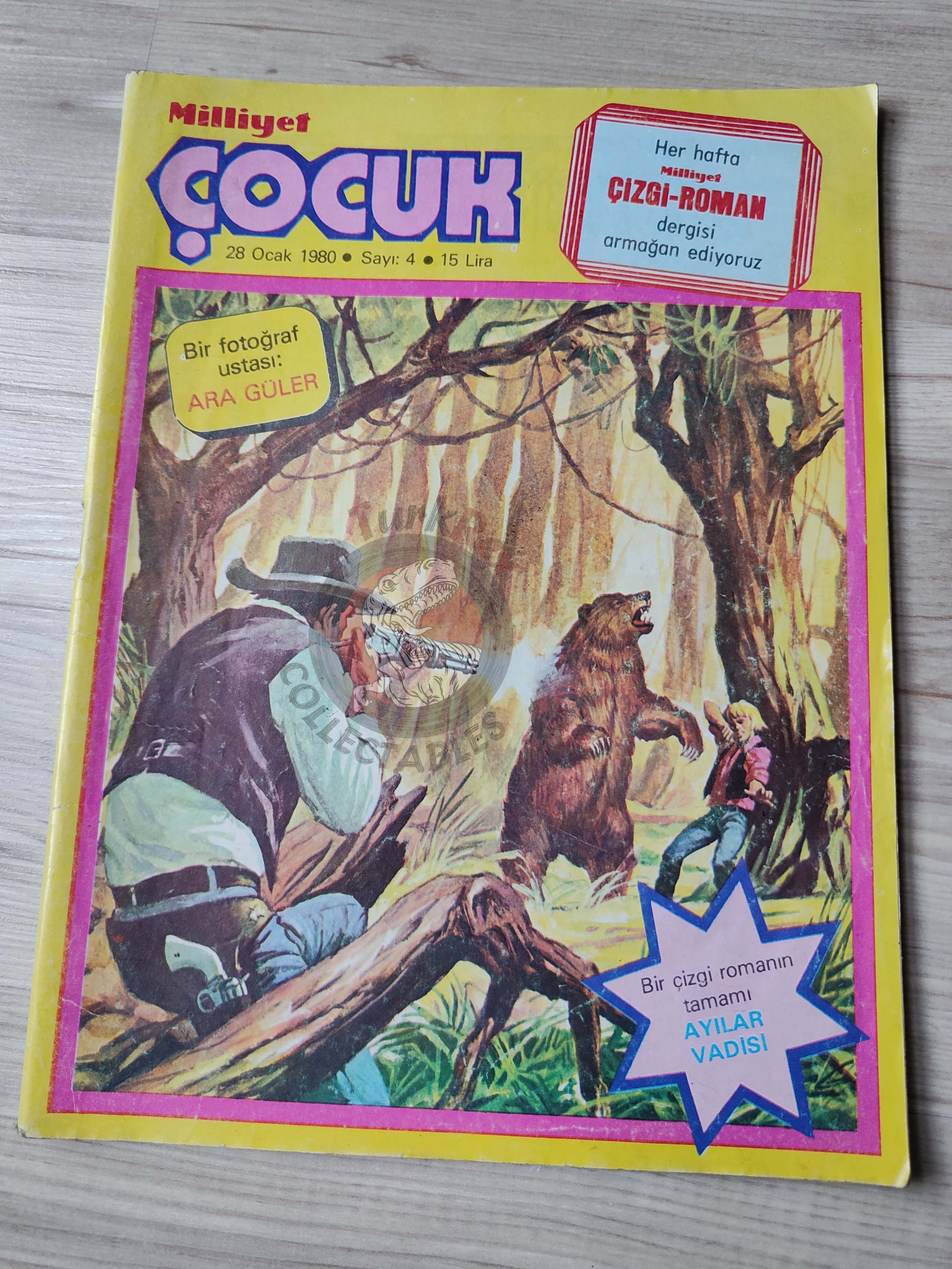 Milliyet Çocuk #4 1980 Turkish Comic Turkey Joyas Literarias Juveniles #141 Karl May