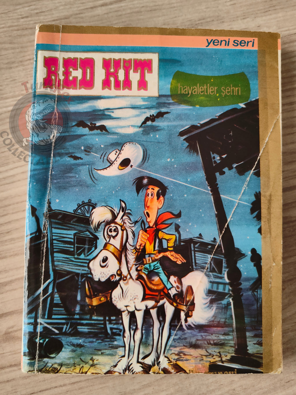 Lucky Luke #10 La Ville Fantôme 1972 Turkish Comic Turkey Gil Jourdan Gaston