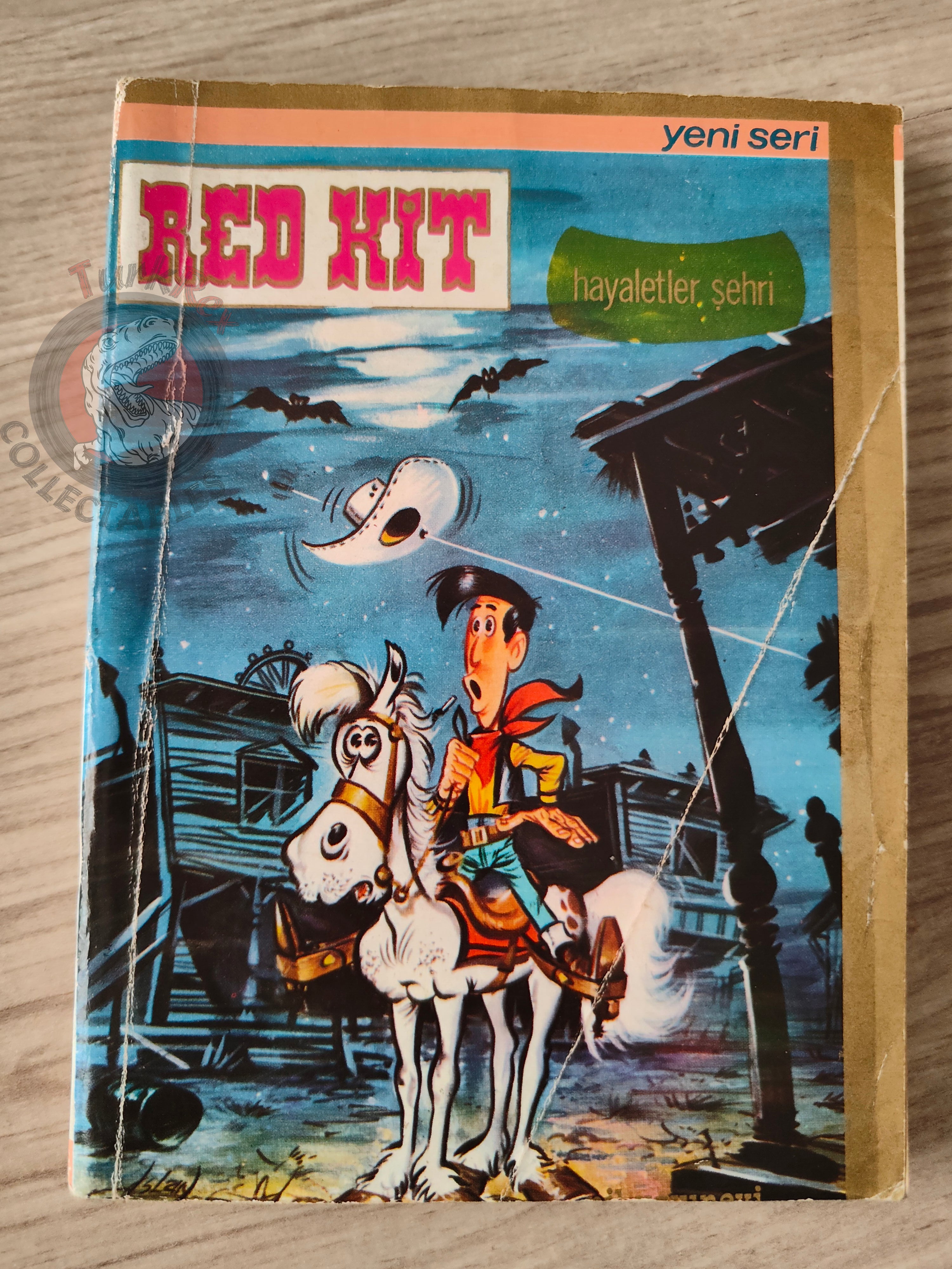 Lucky Luke #10 La Ville Fantôme 1972 Turkish Comic Turkey Gil Jourdan Gaston